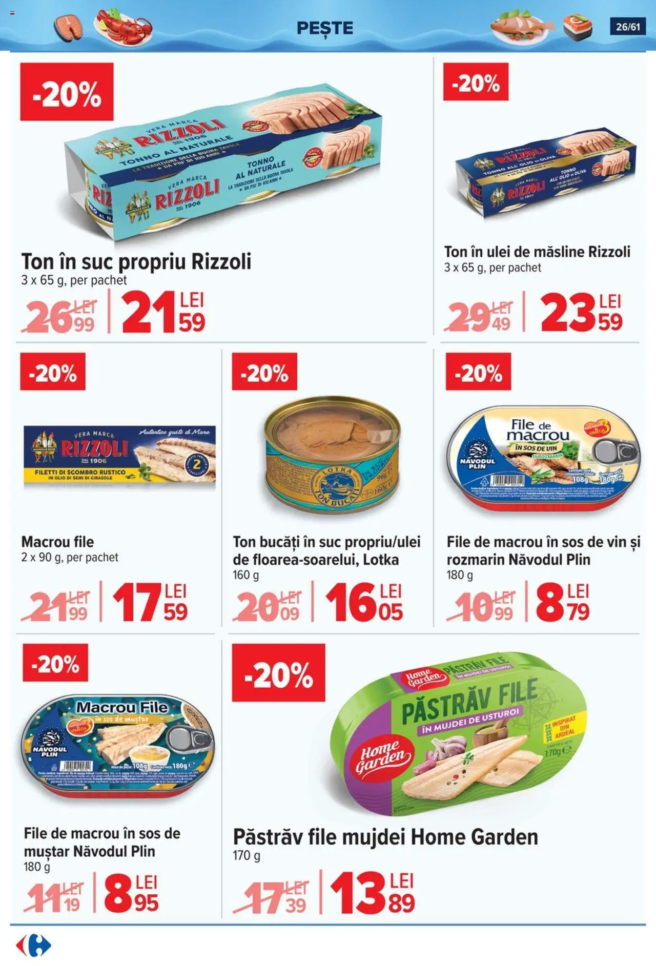 Catalog Carrefour 30 Iulie - 4 August 2025 | Pagina 27 | Produse: Măsline, Ulei, Pește, Usturoi