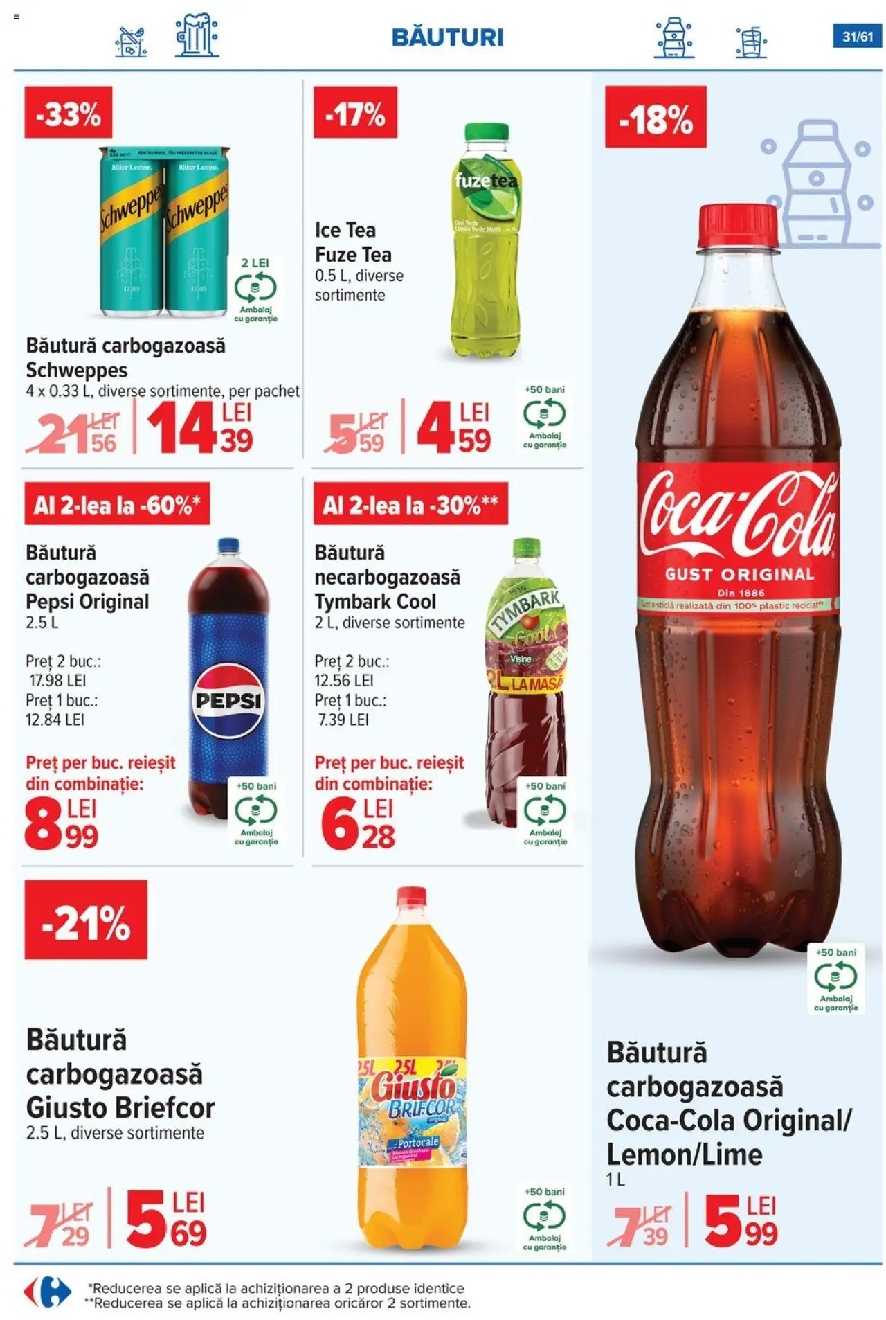 Catalog Carrefour 30 Iulie - 4 August 2025 | Pagina 32 | Produse: Portocale, Ice tea