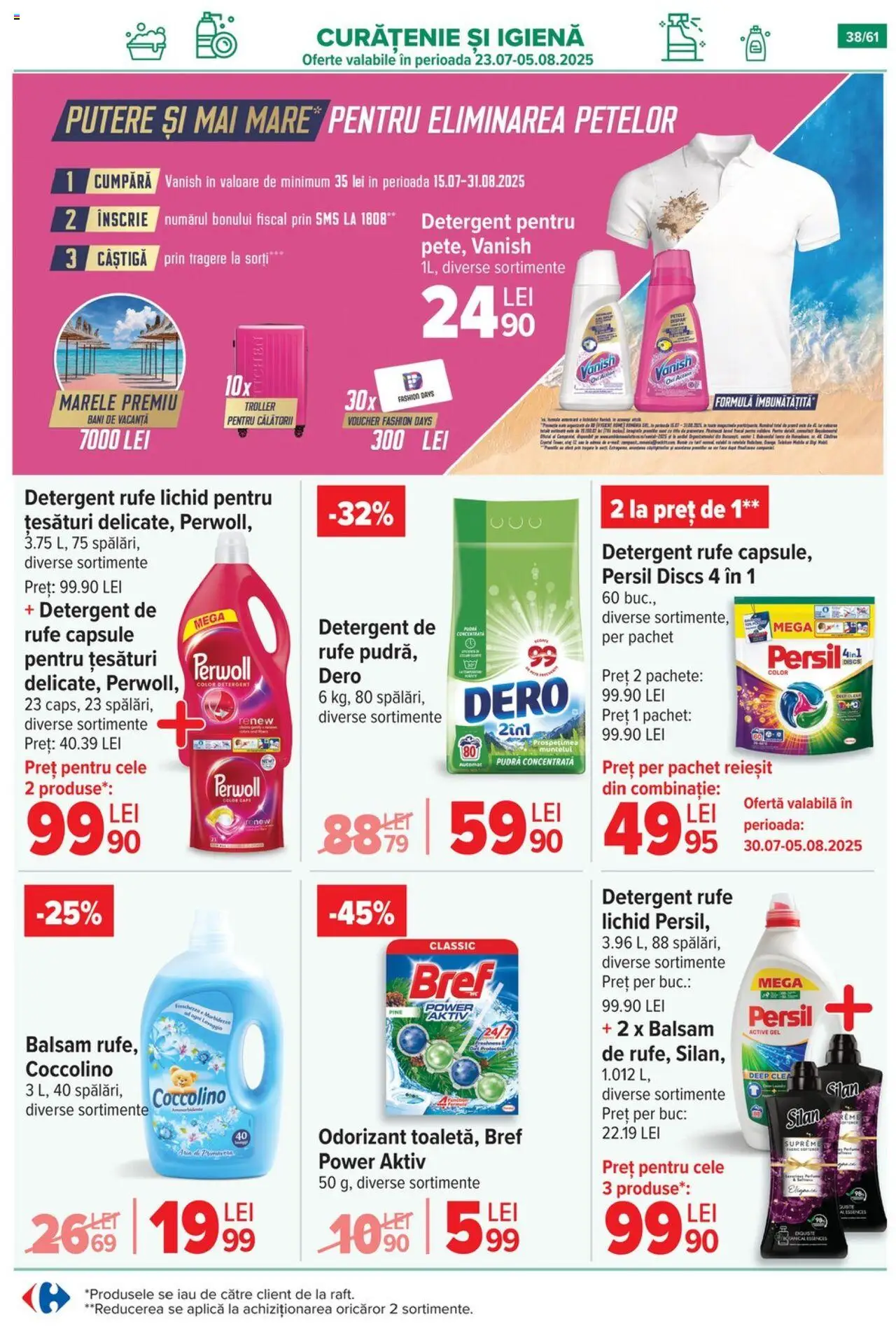 Catalog Carrefour 30 Iulie - 4 August 2025 | Pagina 39 | Produse: Pomelo, Pudră, Balsam, Çelik Mama ve Su Kabı