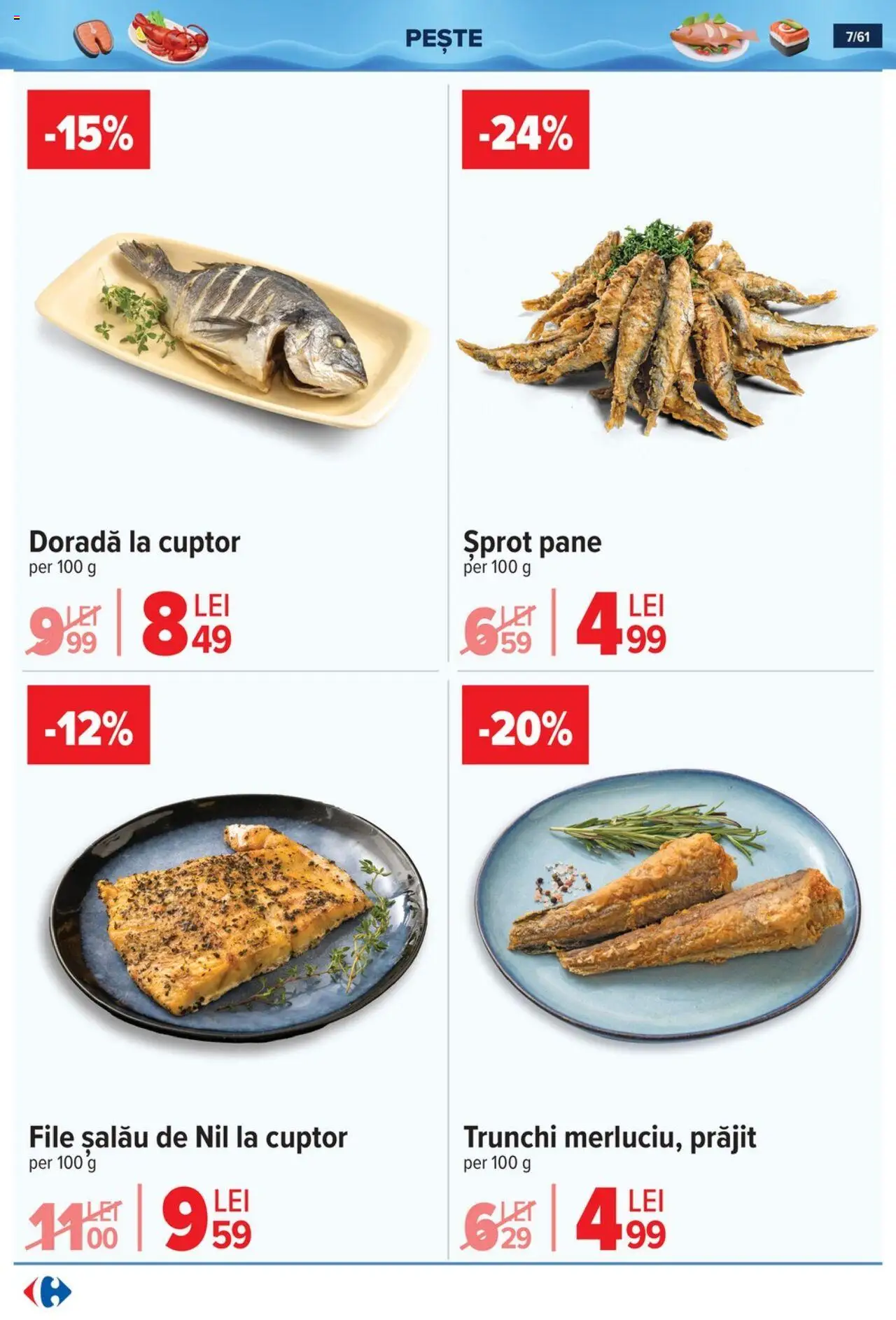 Catalog Carrefour 30 Iulie - 4 August 2025 | Pagina 8 | Produse: Cuptor, Pește
