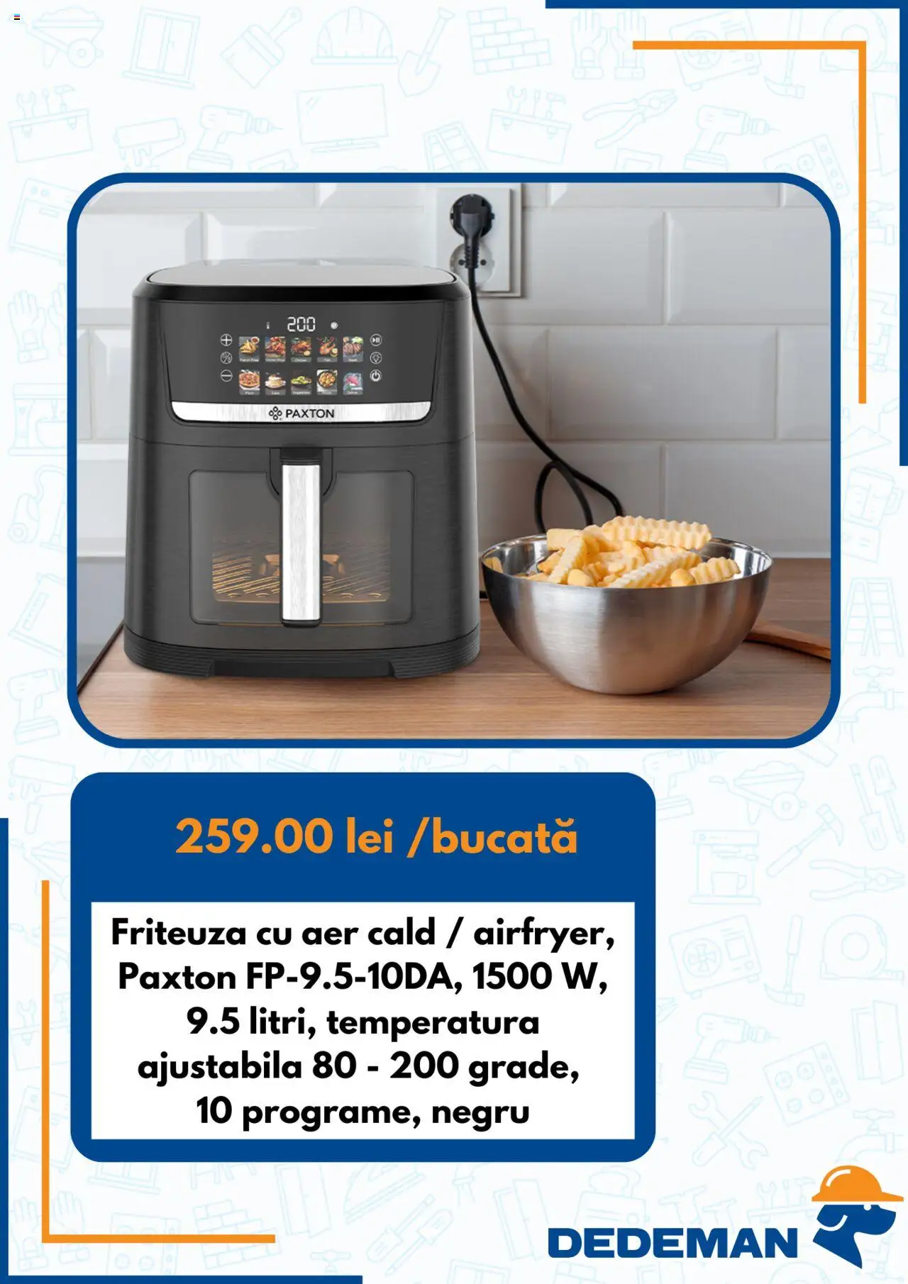 Catalog Dedeman 1 - 30 August 2025 | Pagina 2 | Produse: Ginseng, Friteuză