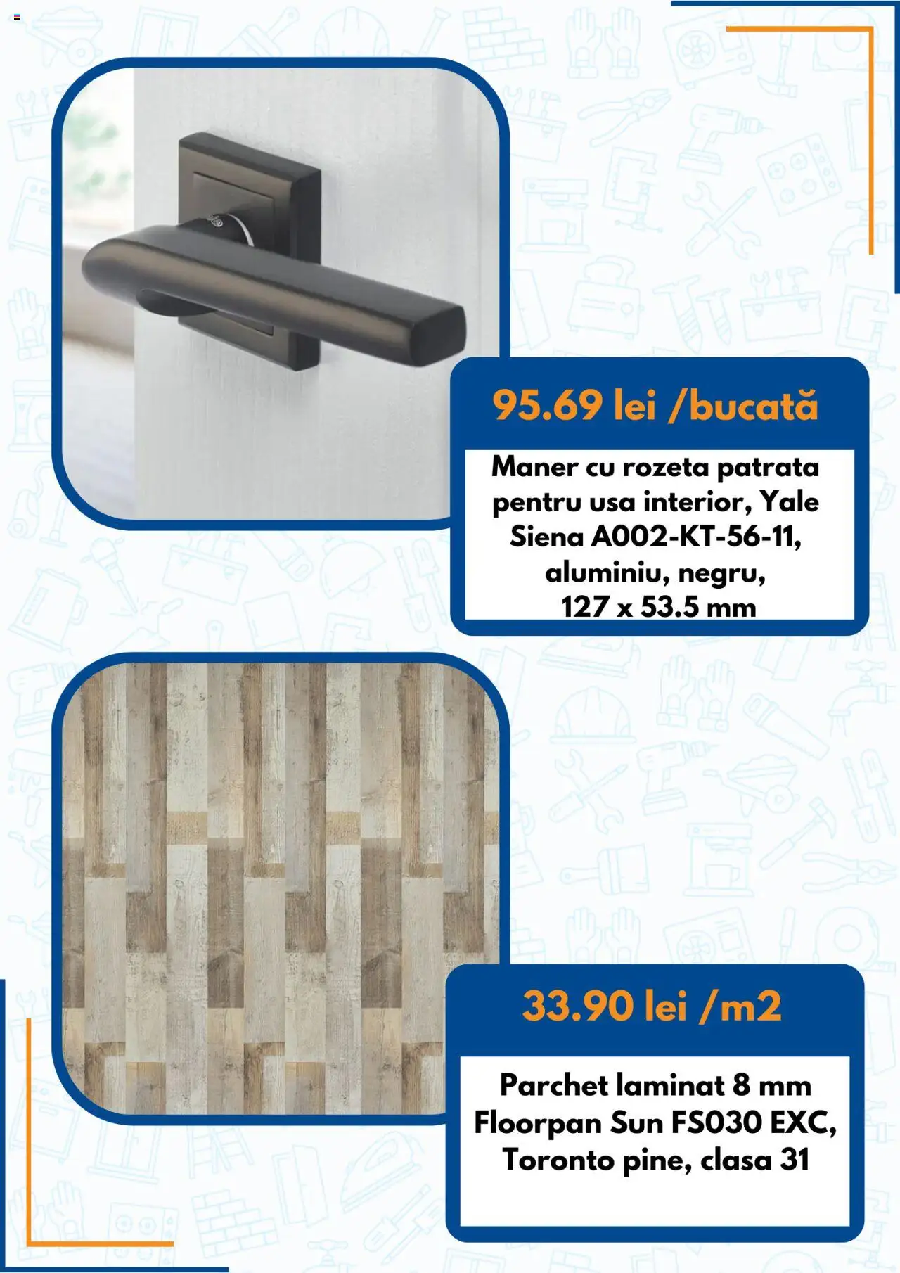 Catalog Dedeman 1 - 30 August 2025 | Pagina 3 | Produse: Mâner, Parchet, Ușă