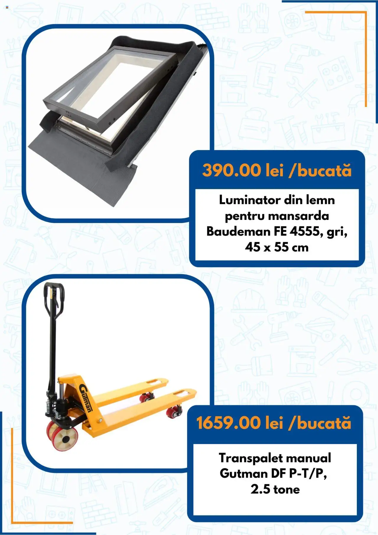 Catalog Dedeman 1 - 30 August 2025 | Pagina 7 | Produse: Transpalet manual