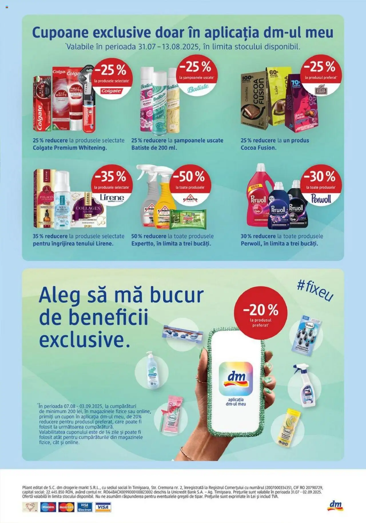 Catalog DM Drogerie Markt 31 Iulie - 1 Septembrie 2025 | Pagina 24 | Produse: Blush, Detergent