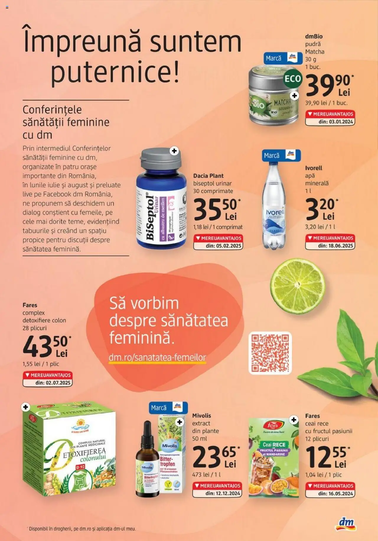 Catalog DM Drogerie Markt 31 Iulie - 1 Septembrie 2025 | Pagina 3 | Produse: Albastru de metilen, Yazı tahtası kalemi, Ceai, Mandarine