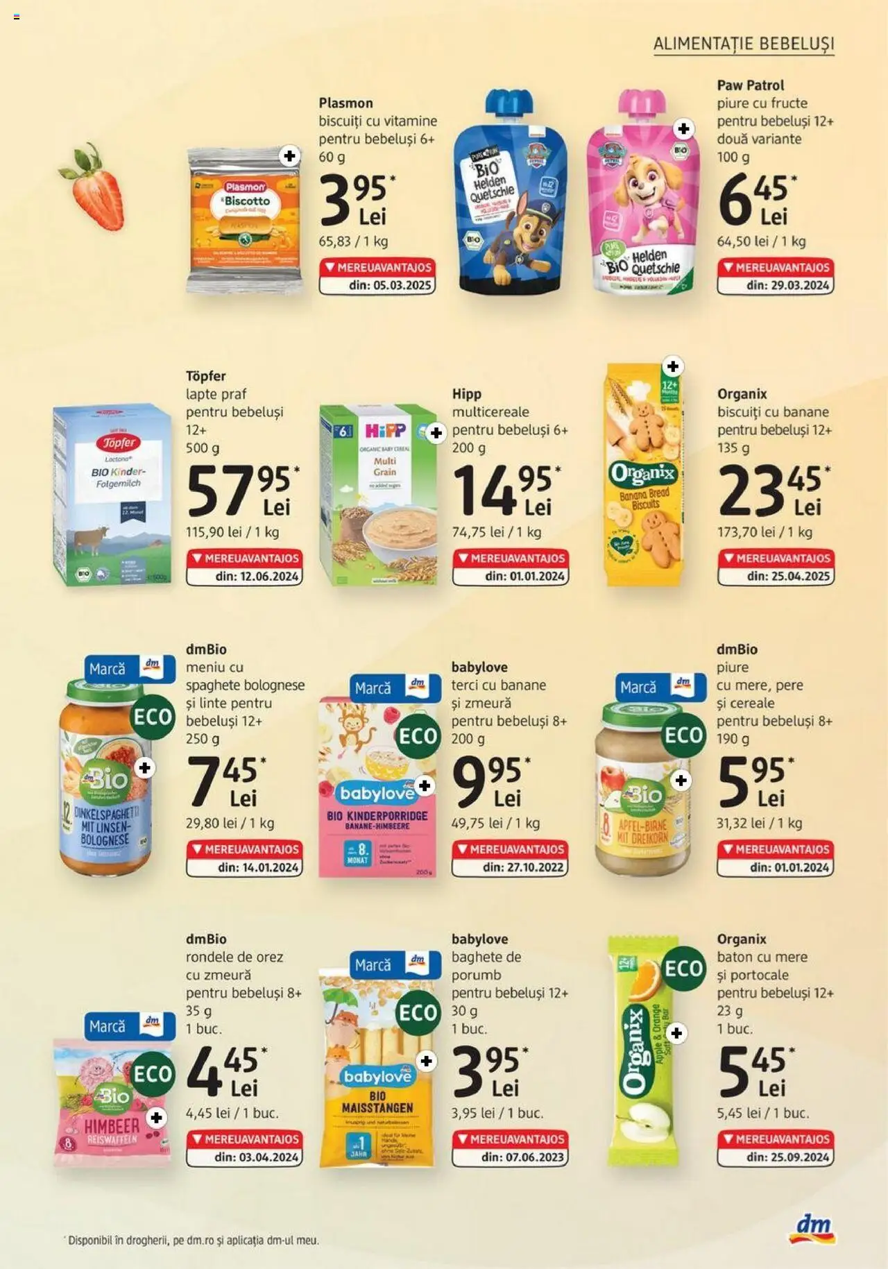 Catalog DM Drogerie Markt 31 Iulie - 1 Septembrie 2025 | Pagina 7 | Produse: Lapte, Apple, Cereale, Biscuiți
