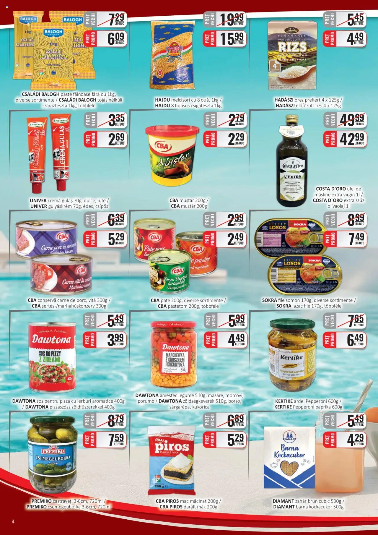 Catalog CBA 1 - 14 August 2025 | Pagina 4 | Produse: Pate, Ulei, Orez, Muștar