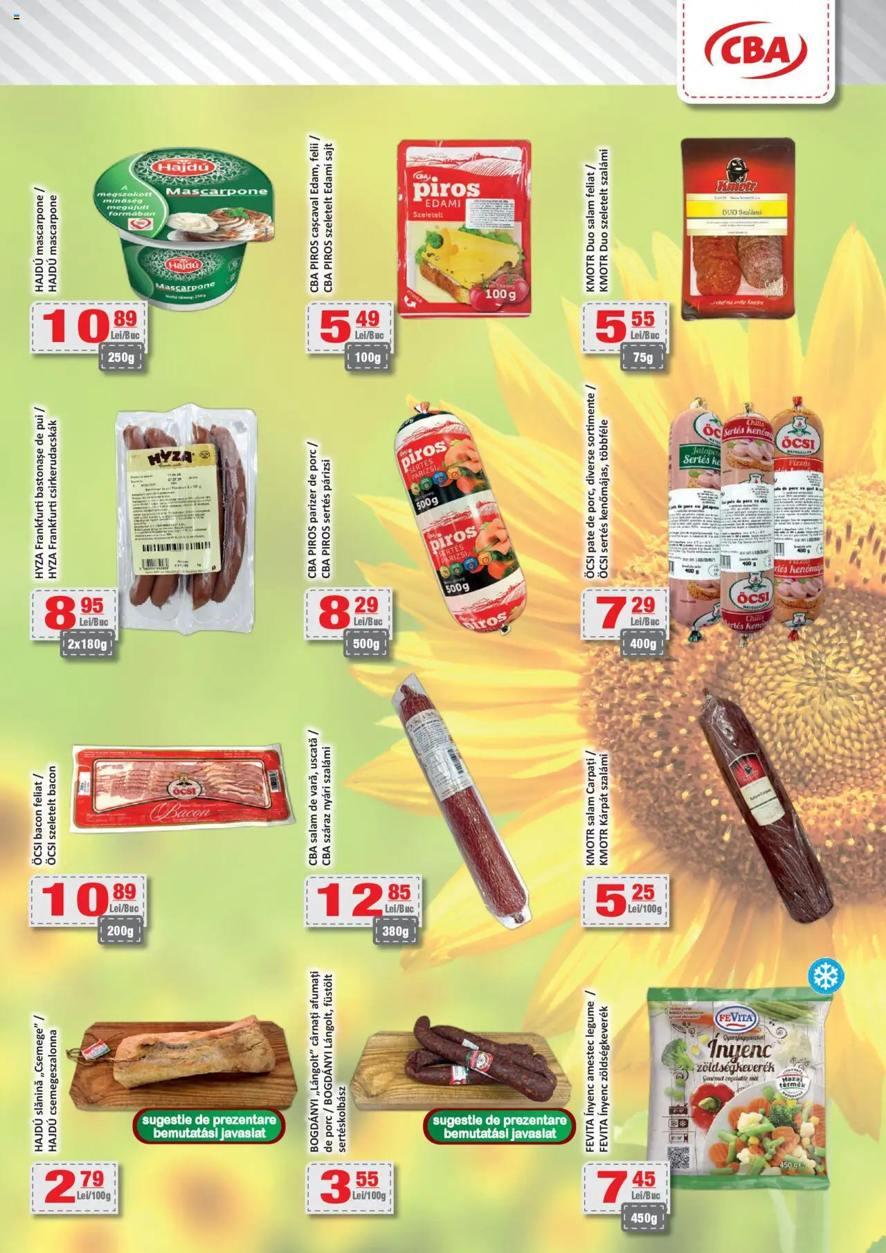 Catalog CBA 7 - 19 August 2025 | Pagina 3 | Produse: Pate, Bacon, Salam, Parizer