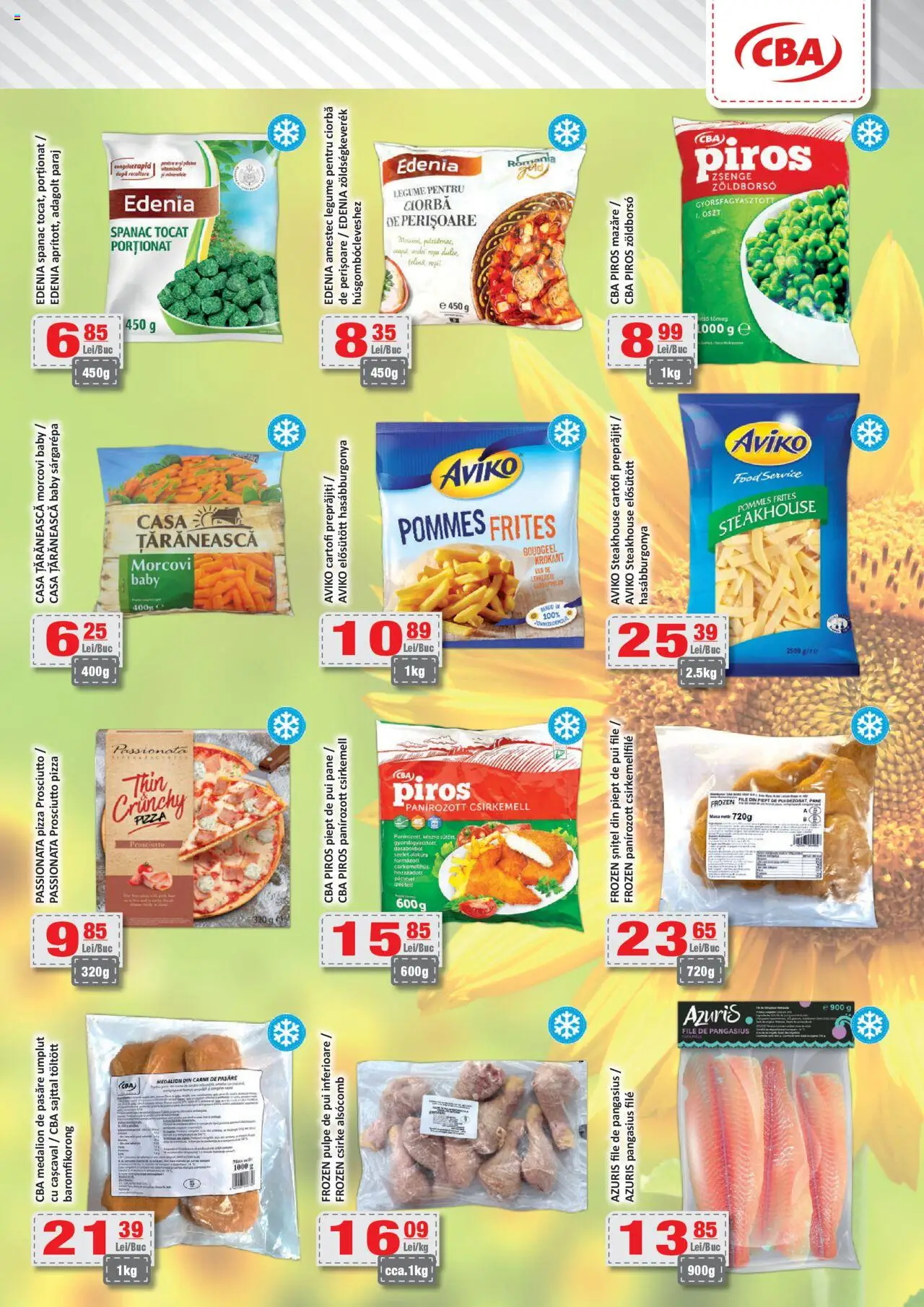 Catalog CBA 7 - 19 August 2025 | Pagina 4 | Produse: Mazăre, Masă, Pizza, Legume