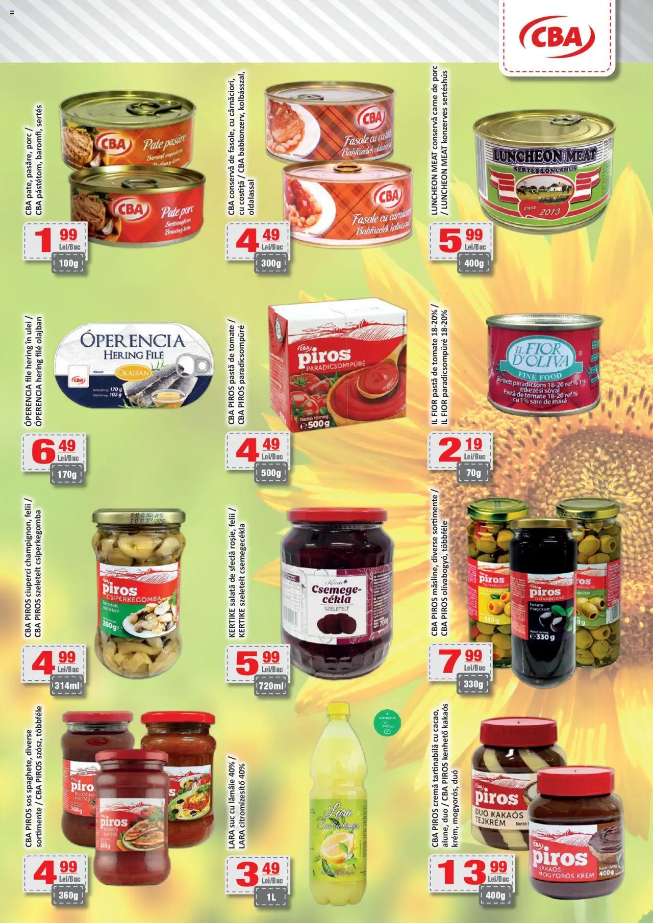 Catalog CBA 7 - 19 August 2025 | Pagina 6 | Produse: Ulei, Cremă tartinabilă, Sos, Sfeclă
