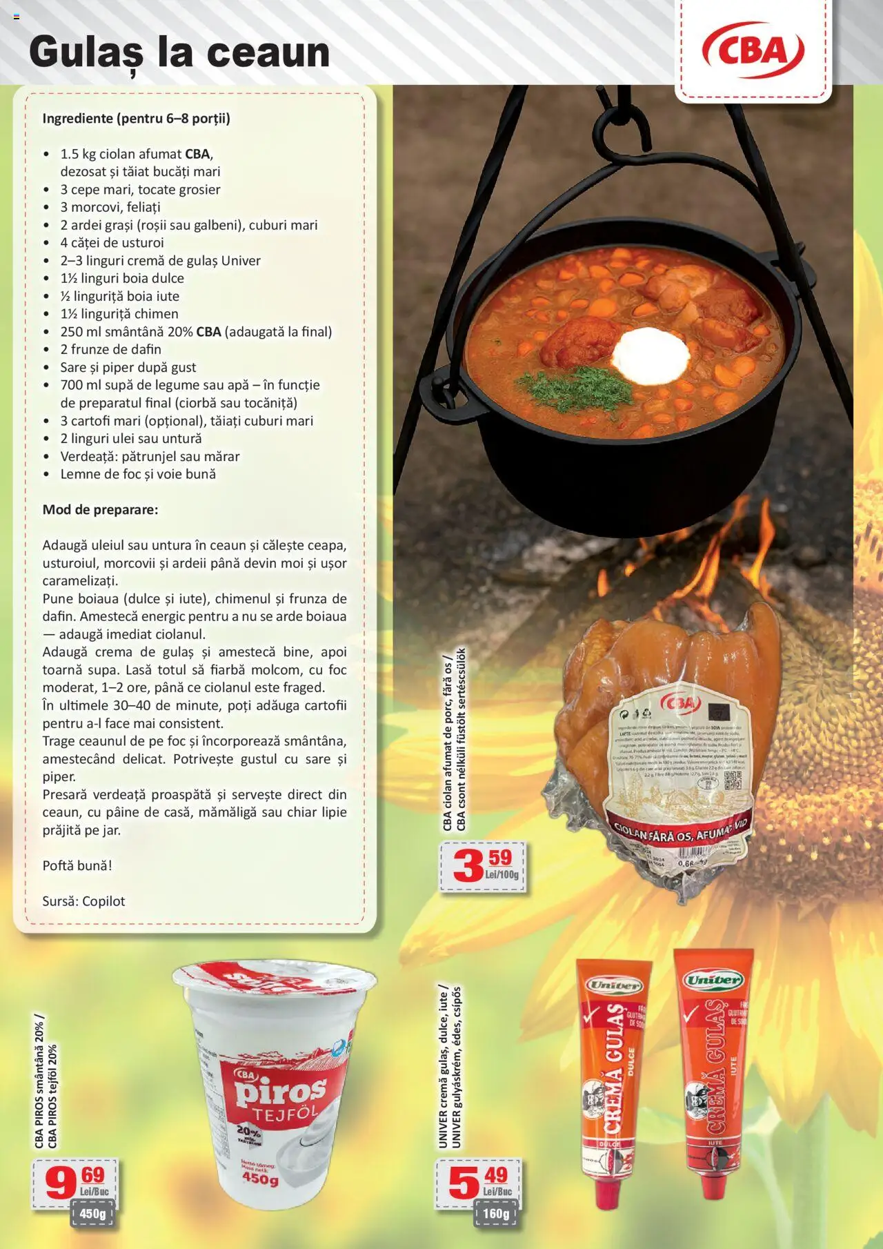 Catalog CBA 7 - 19 August 2025 | Pagina 9 | Produse: Cremă, Pâine, Sare, Verdeață
