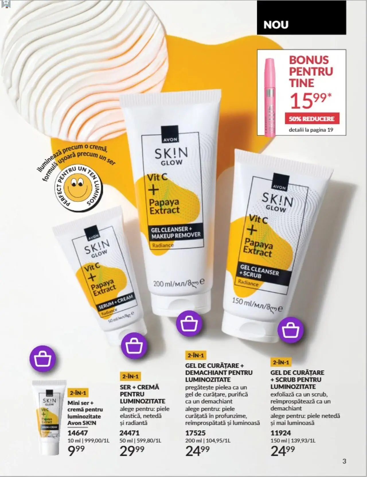 Catalog Avon 1 - 30 August 2025 | Pagina 6 | Produse: Demachiant, Gel de curățare, Cremă, Boncuklu Oyuncakları