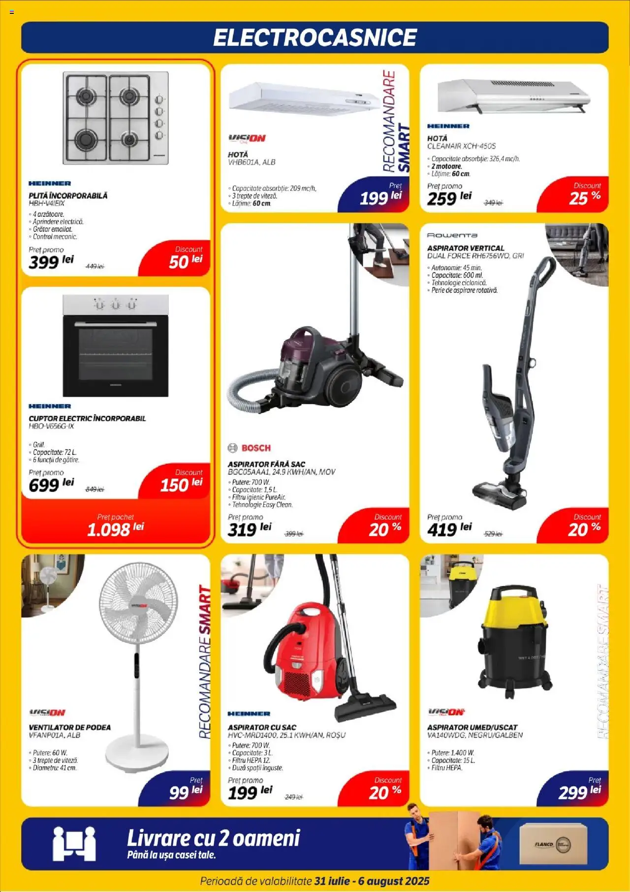 Catalog Flanco 31 Iulie - 5 August 2025 | Pagina 12 | Produse: Plită, Aspirator, Ventilator, Grătar