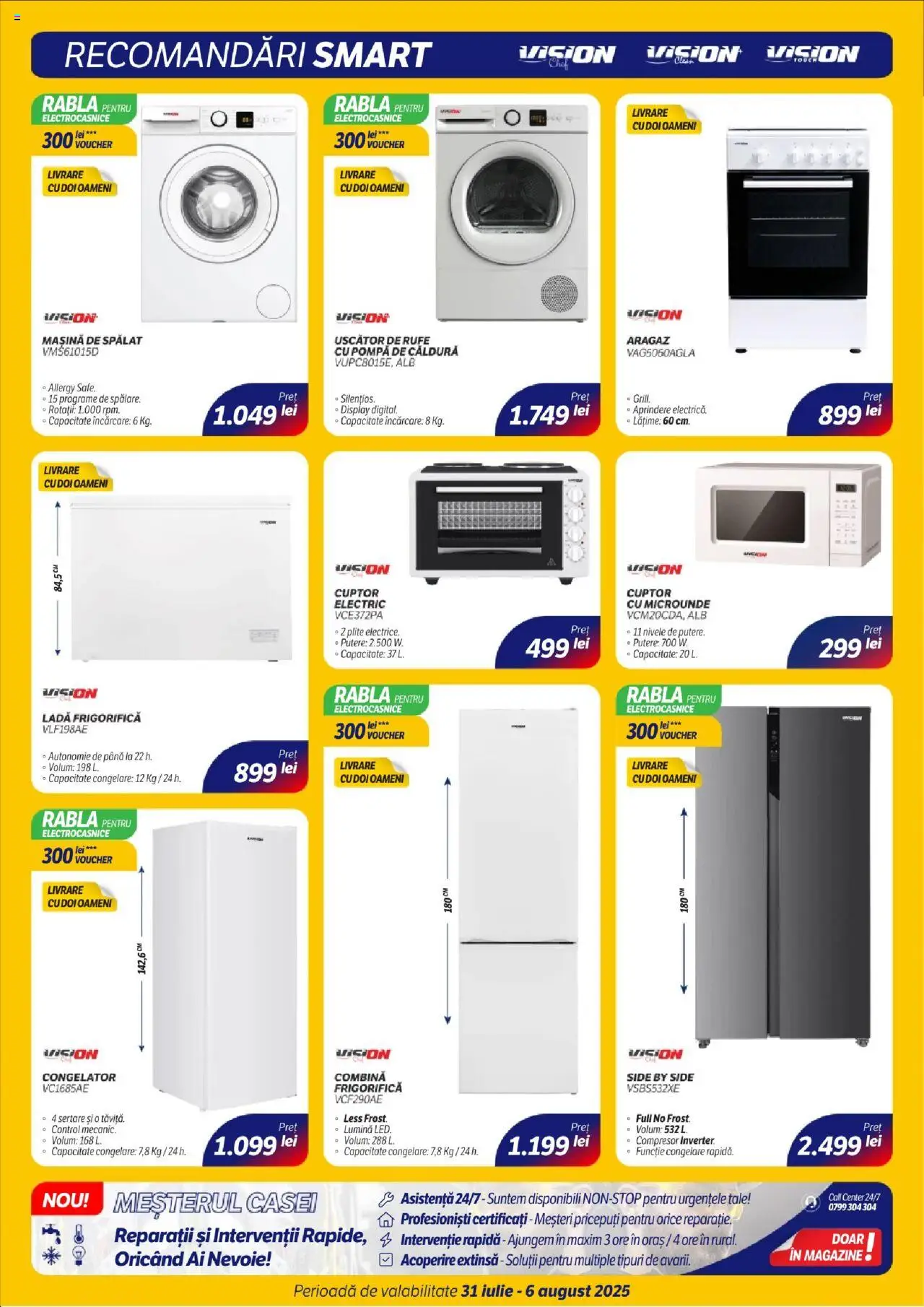 Catalog Flanco 31 Iulie - 5 August 2025 | Pagina 16 | Produse: Mașină De Spălat, Cuptor, Aragaz, Ladă frigorifică