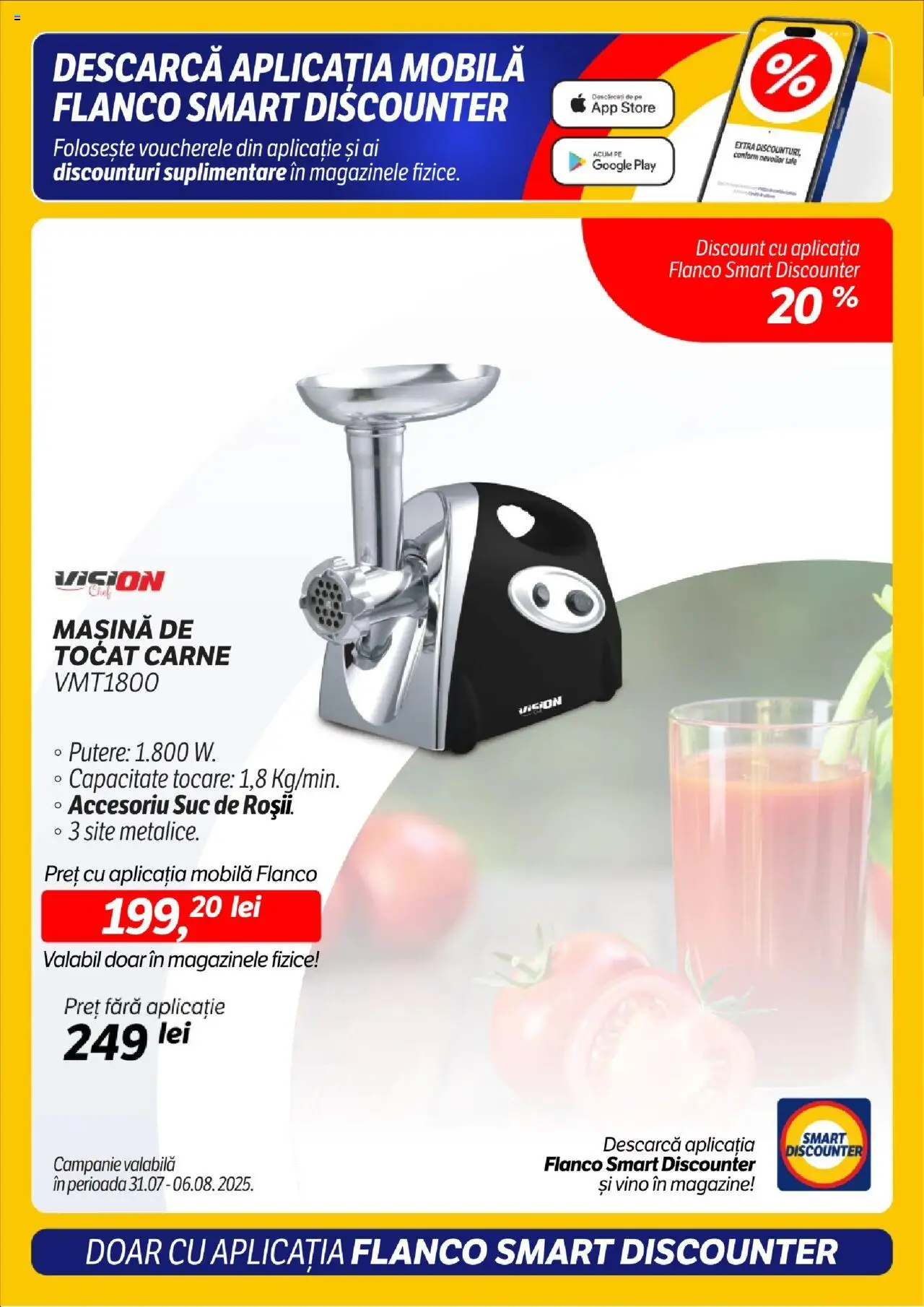Catalog Flanco 31 Iulie - 5 August 2025 | Pagina 5 | Produse: Mașină de tocat, Suc