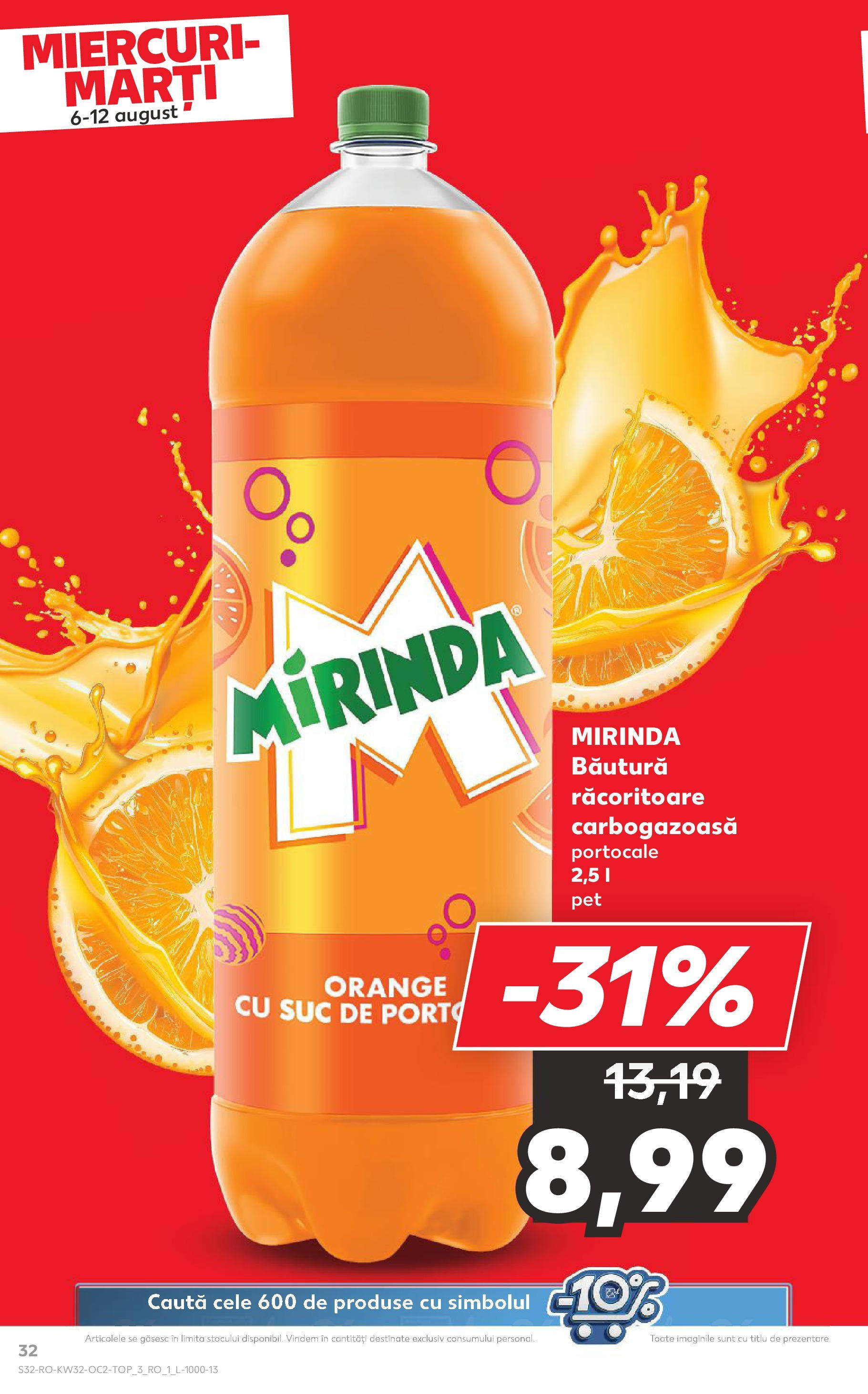 Catalog Kaufland 6 - 11 August 2025 | Pagina 32 | Produse: Suc, Portocale