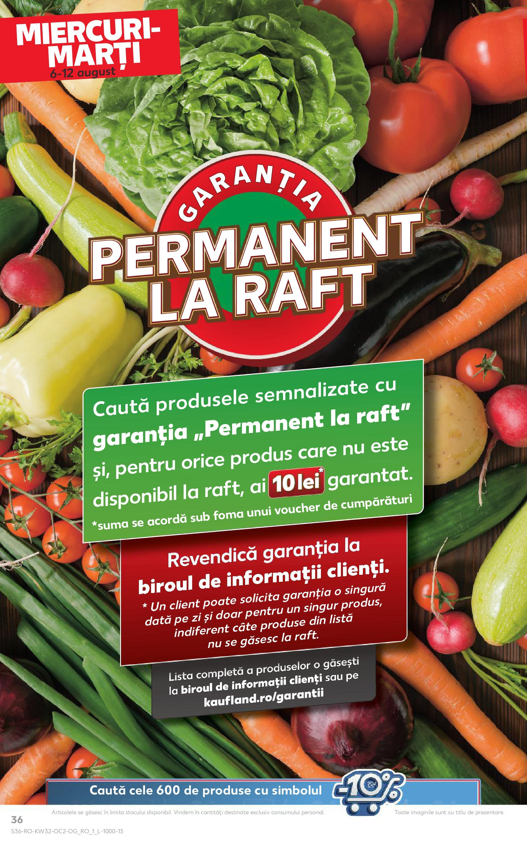 Catalog Kaufland 6 - 11 August 2025 | Pagina 36 | Produse: Raft