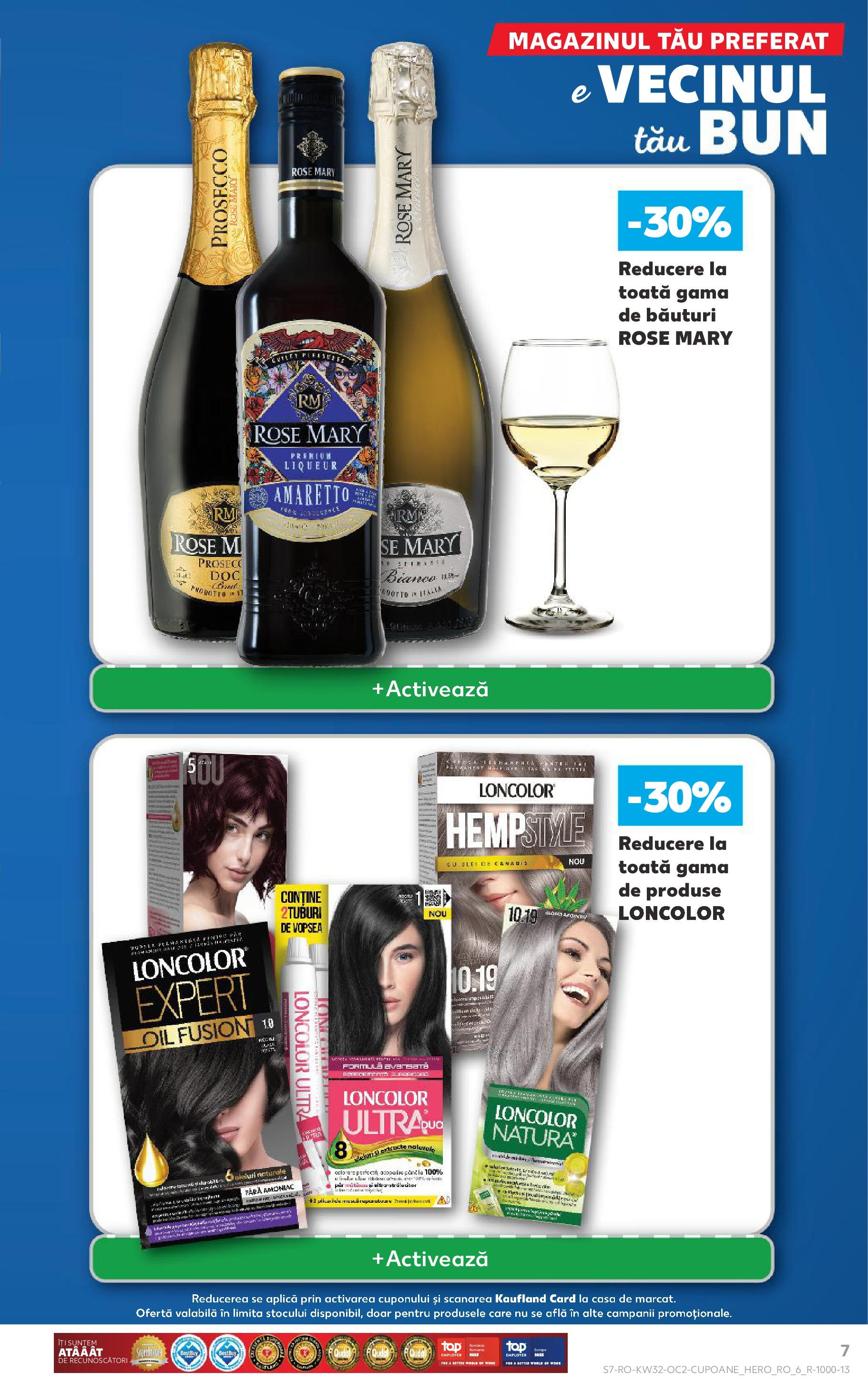 Catalog Kaufland 6 - 11 August 2025 | Pagina 7 | Produse: Vopsea, Prosecco, Ulei