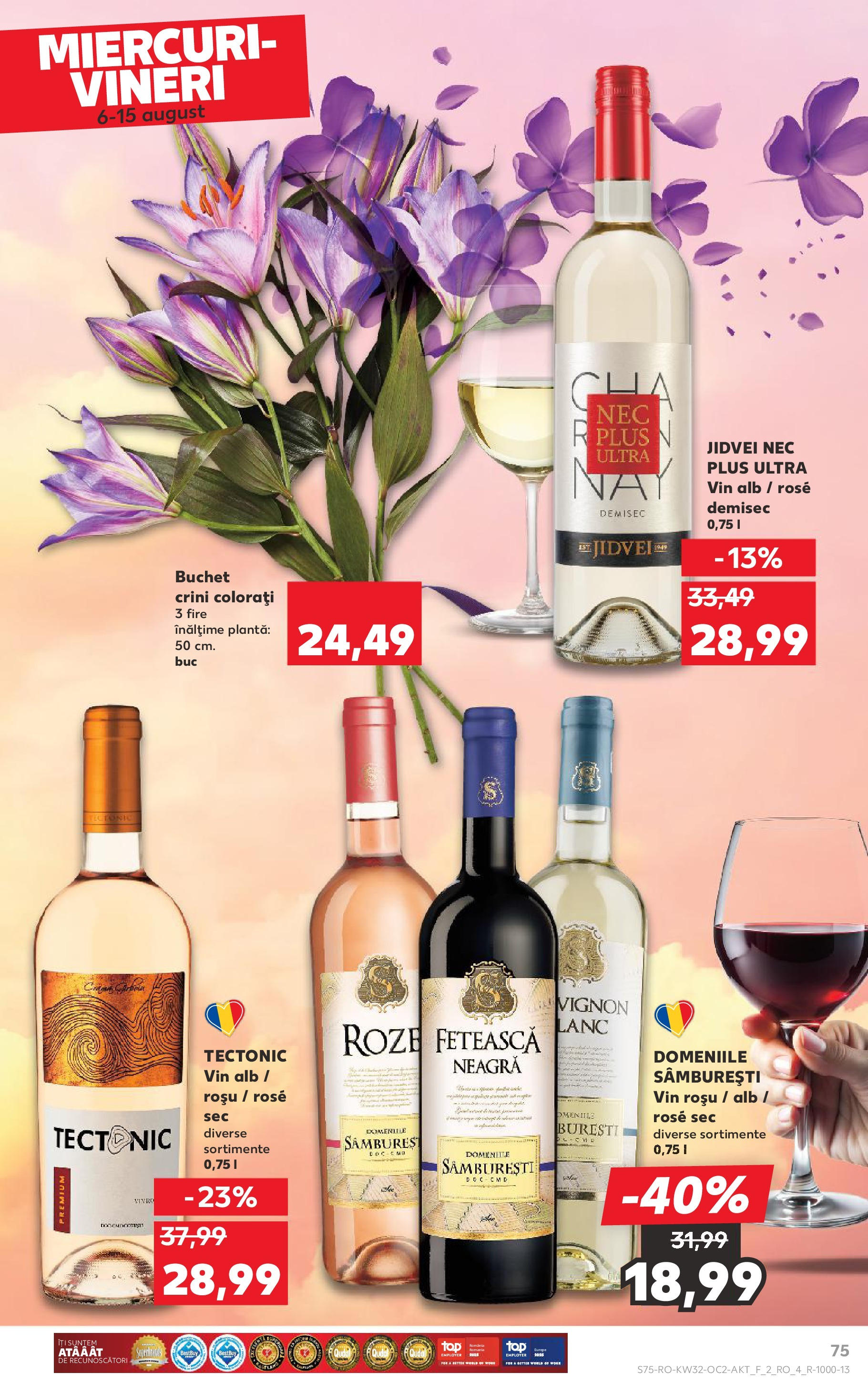 Catalog Kaufland 6 - 11 August 2025 | Pagina 75 | Produse: Vin