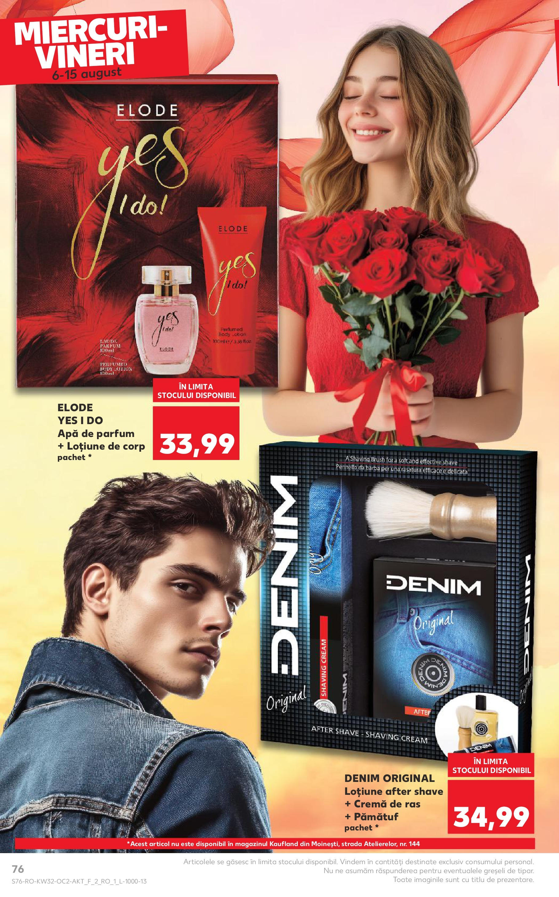 Catalog Kaufland 6 - 11 August 2025 | Pagina 76 | Produse: Apă de parfum, Parfum, Cremă, Apă
