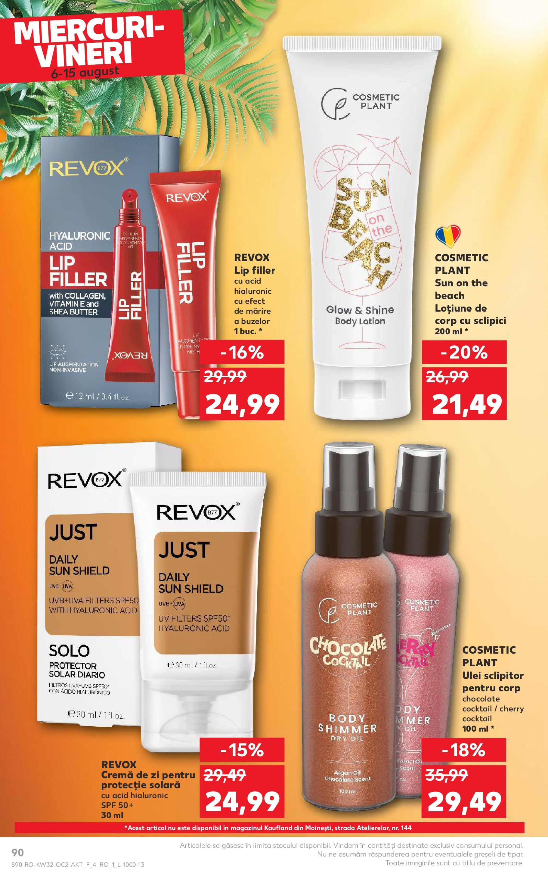 Catalog Kaufland 6 - 11 August 2025 | Pagina 90 | Produse: Cremă de zi, Cremă, Ulei, Cocktail