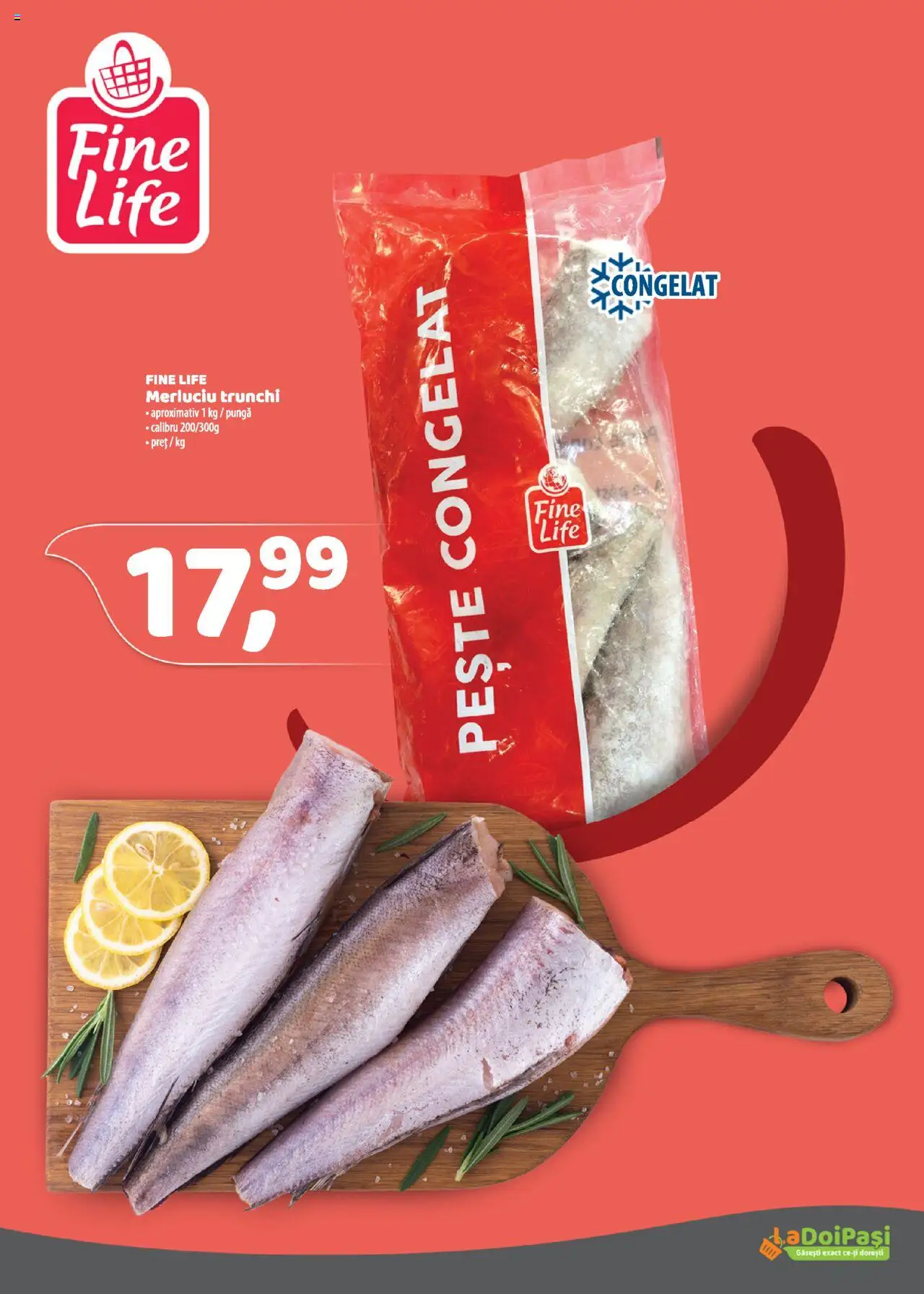 Catalog La Doi Pași 1 - 30 August 2025 | Pagina 11 | Produse: Pungă, Pește