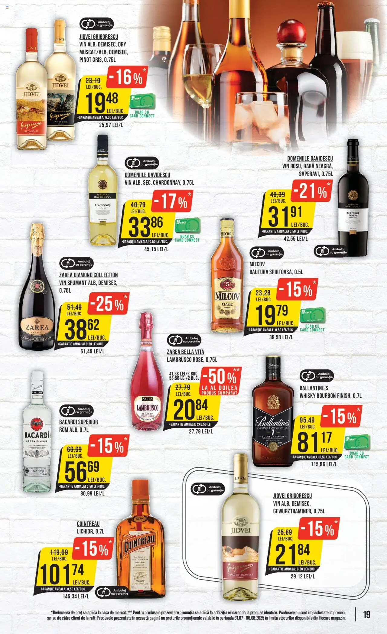 Catalog Mega Image 31 Iulie - 5 August 2025 | Pagina 19 | Produse: Vin, Rom, Bourbon