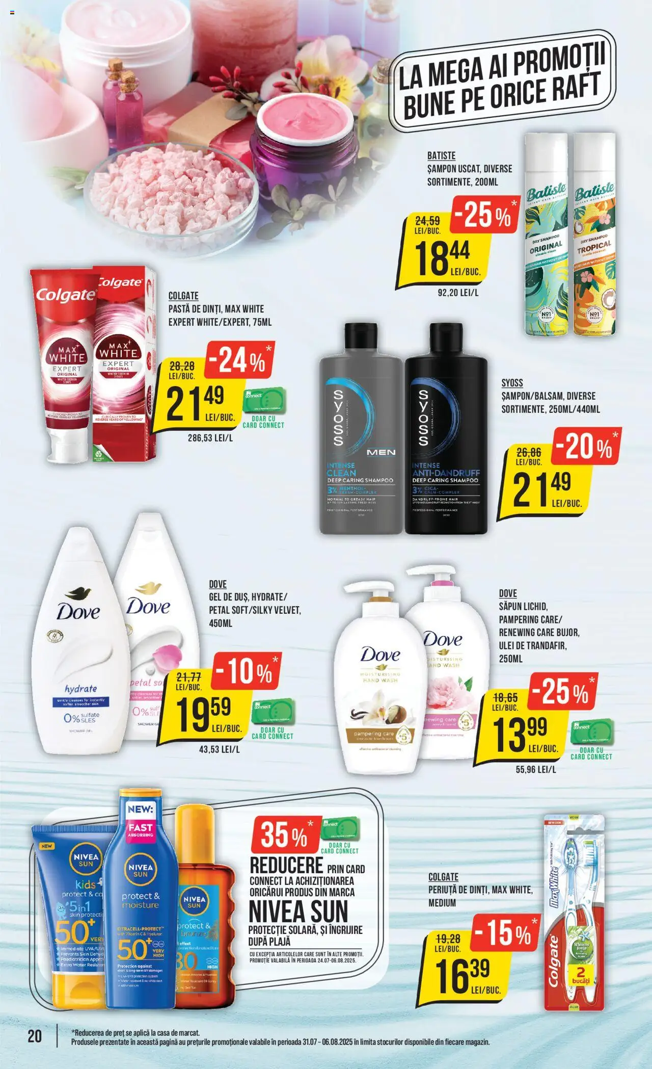 Catalog Mega Image 31 Iulie - 5 August 2025 | Pagina 20 | Produse: Raft, Șampon, Ulei, Săpun