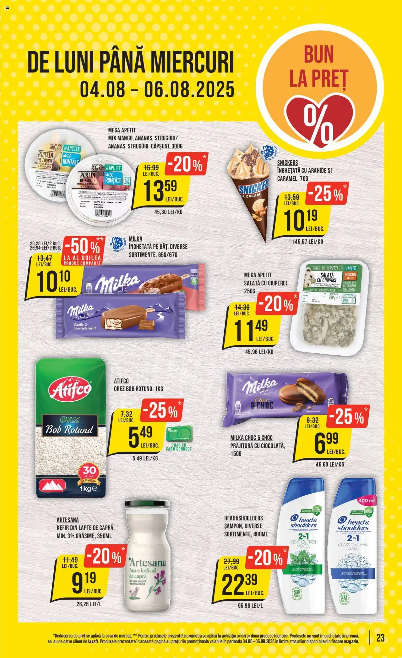 Catalog Mega Image 31 Iulie - 5 August 2025 | Pagina 23 | Produse: Pomelo, Ciuperci, Salată, Fructe