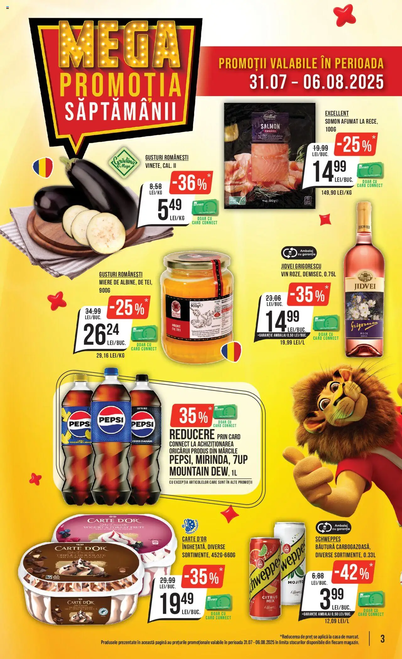 Catalog Mega Image 31 Iulie - 5 August 2025 | Pagina 3 | Produse: Ciocolată, Vin, Zahăr