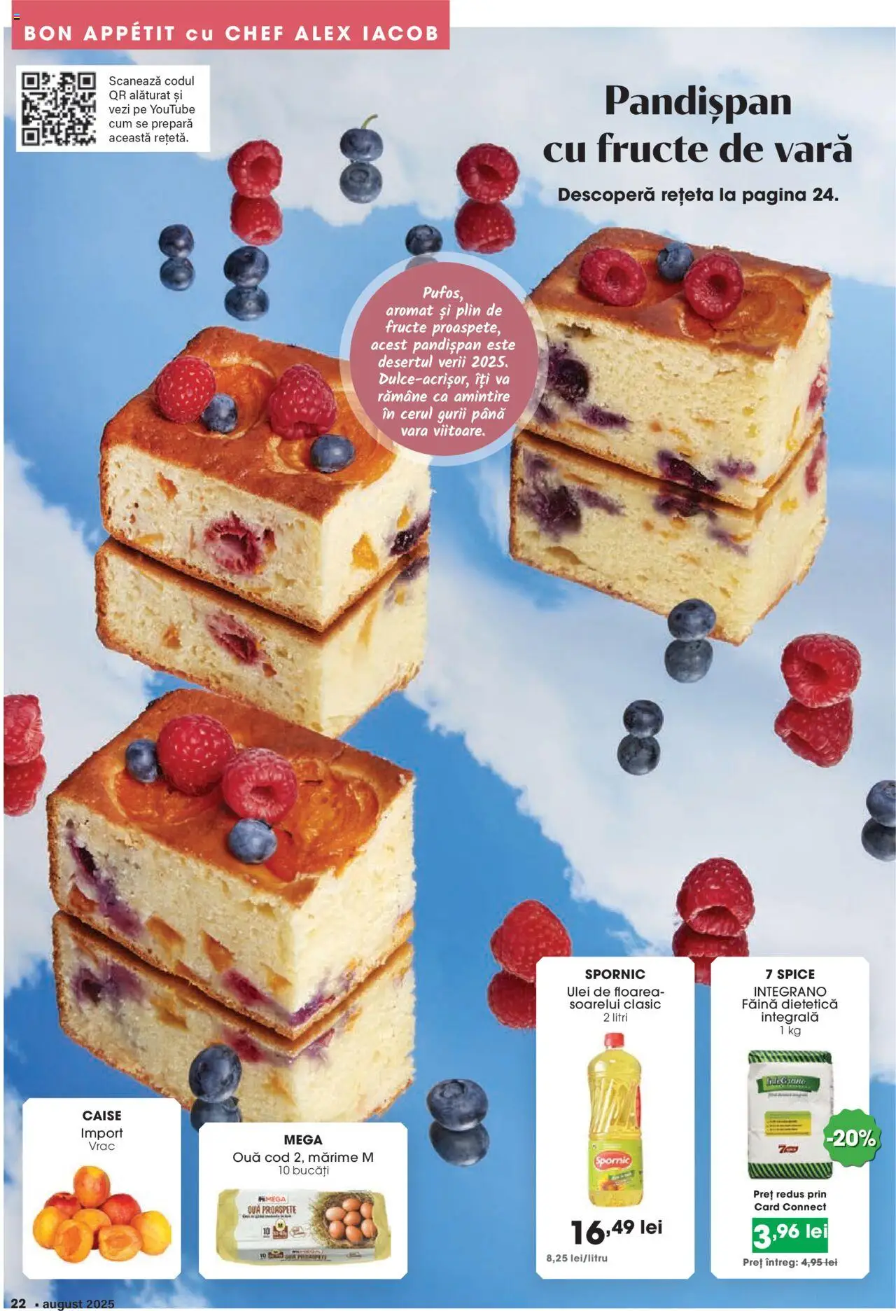 Catalog Mega Image 31 Iulie - 25 August 2025 | Pagina 22 | Produse: Ouă, Ulei, Făină, Fructe