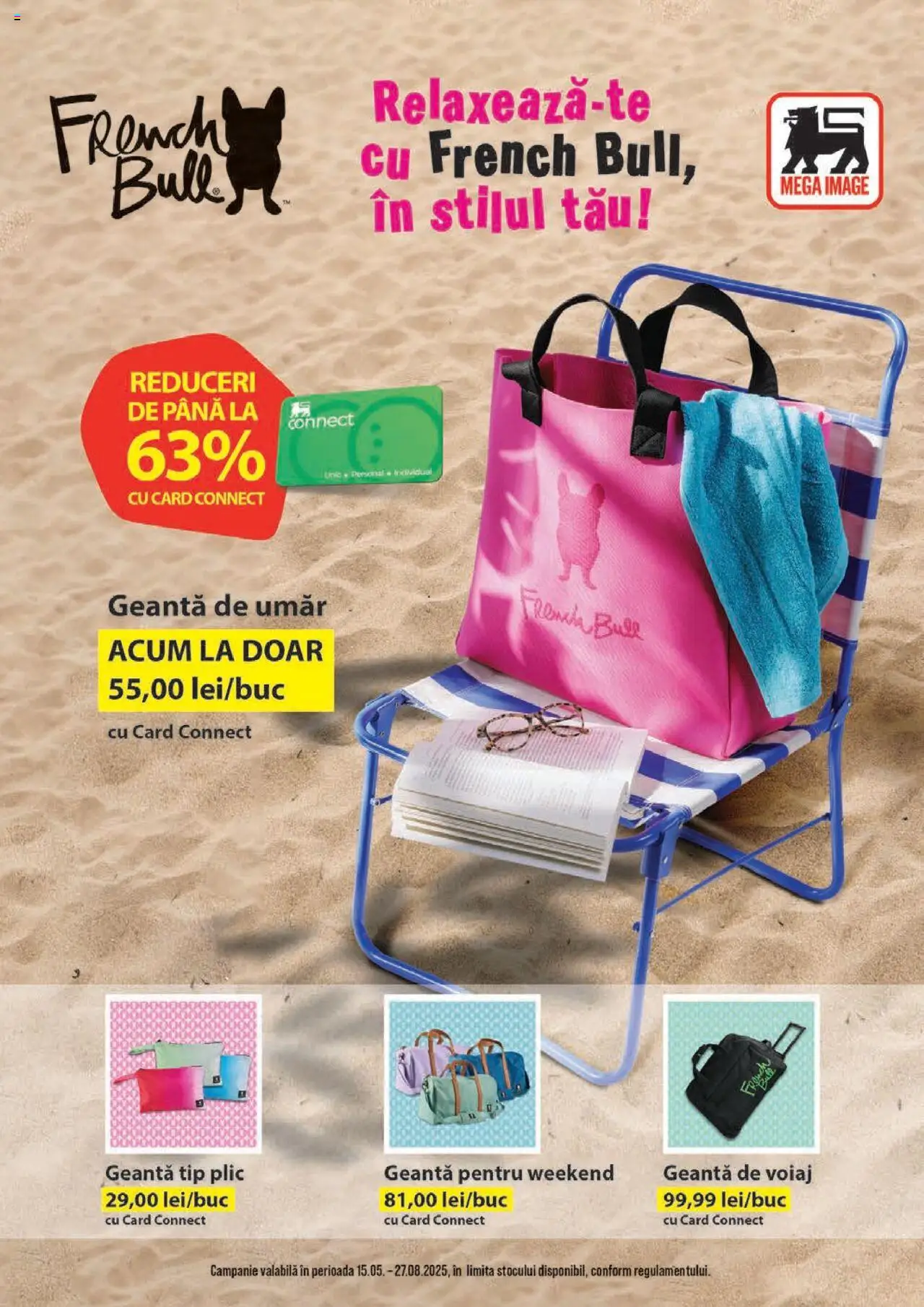 Catalog Mega Image 31 Iulie - 25 August 2025 | Pagina 25 | Produse: Geantă de voiaj, Geantă