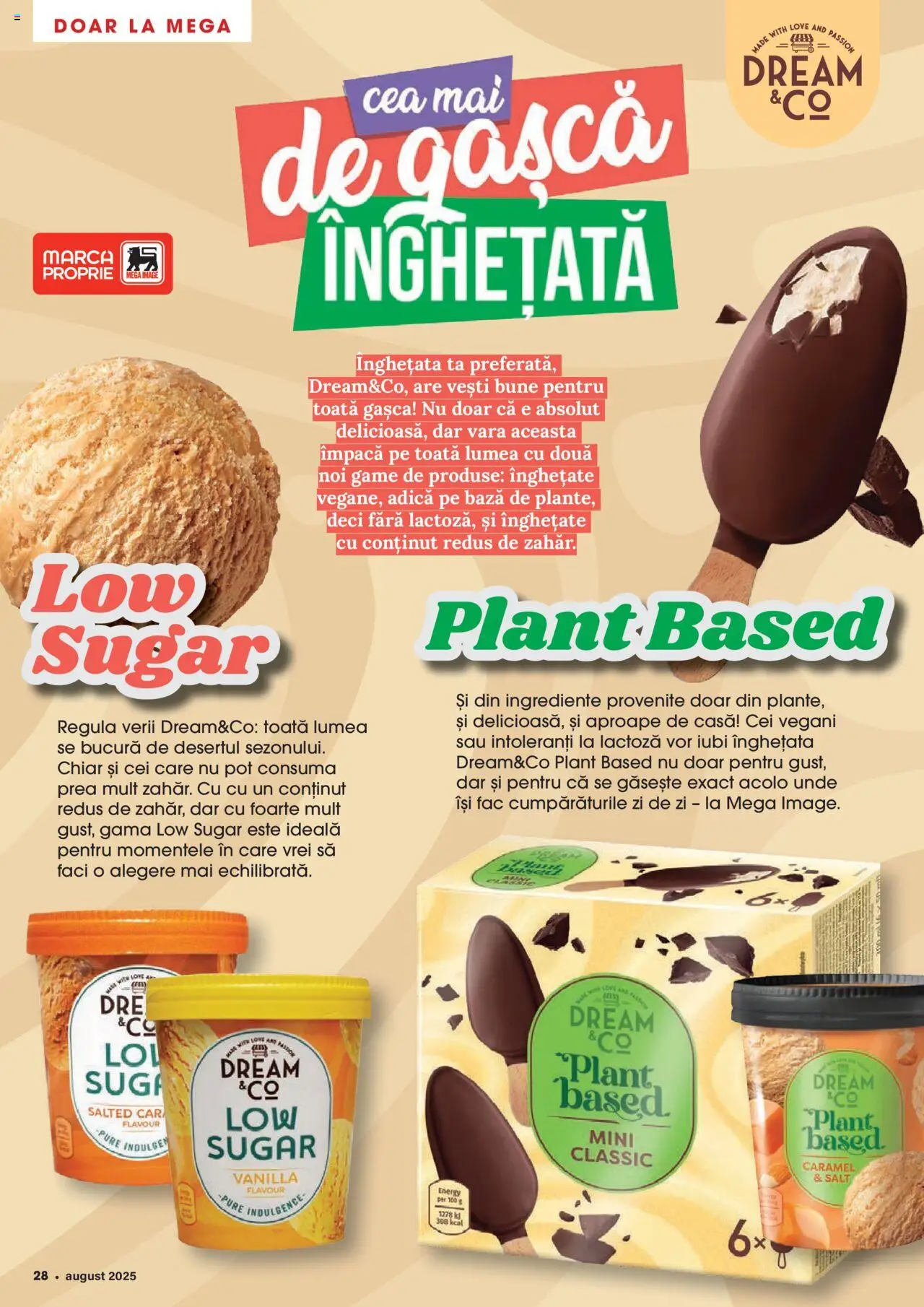 Catalog Mega Image 31 Iulie - 25 August 2025 | Pagina 28 | Produse: Înghețată