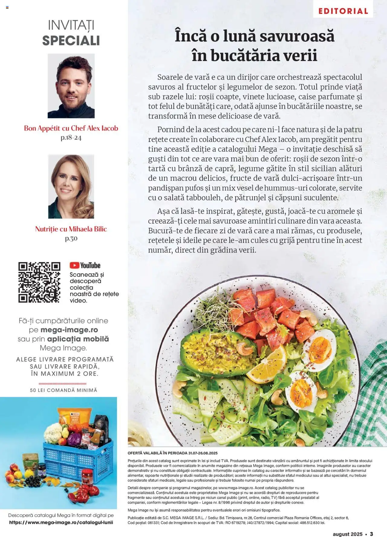 Catalog Mega Image 31 Iulie - 25 August 2025 | Pagina 3 | Produse: Salată, Ahtapot, Legume, Fructe