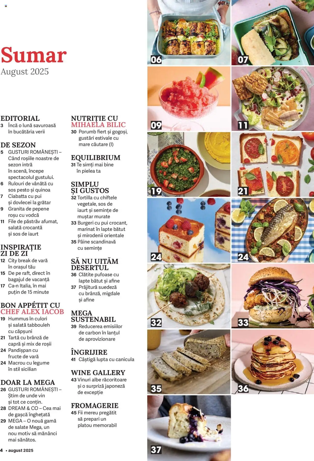 Catalog Mega Image 31 Iulie - 25 August 2025 | Pagina 4 | Produse: Prăjitură, Roșii, Porumb, Fructe