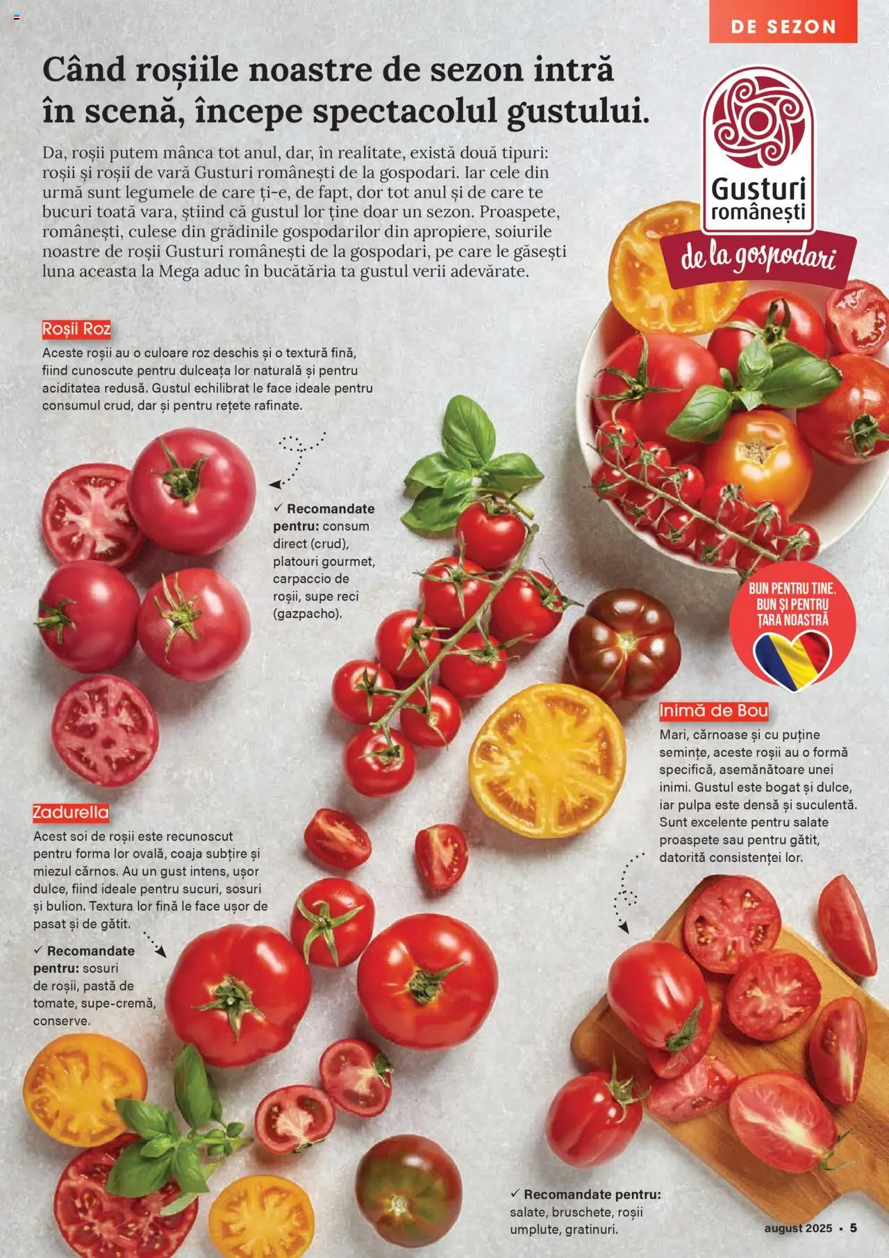 Catalog Mega Image 31 Iulie - 25 August 2025 | Pagina 5 | Produse: Çatal, Roșii