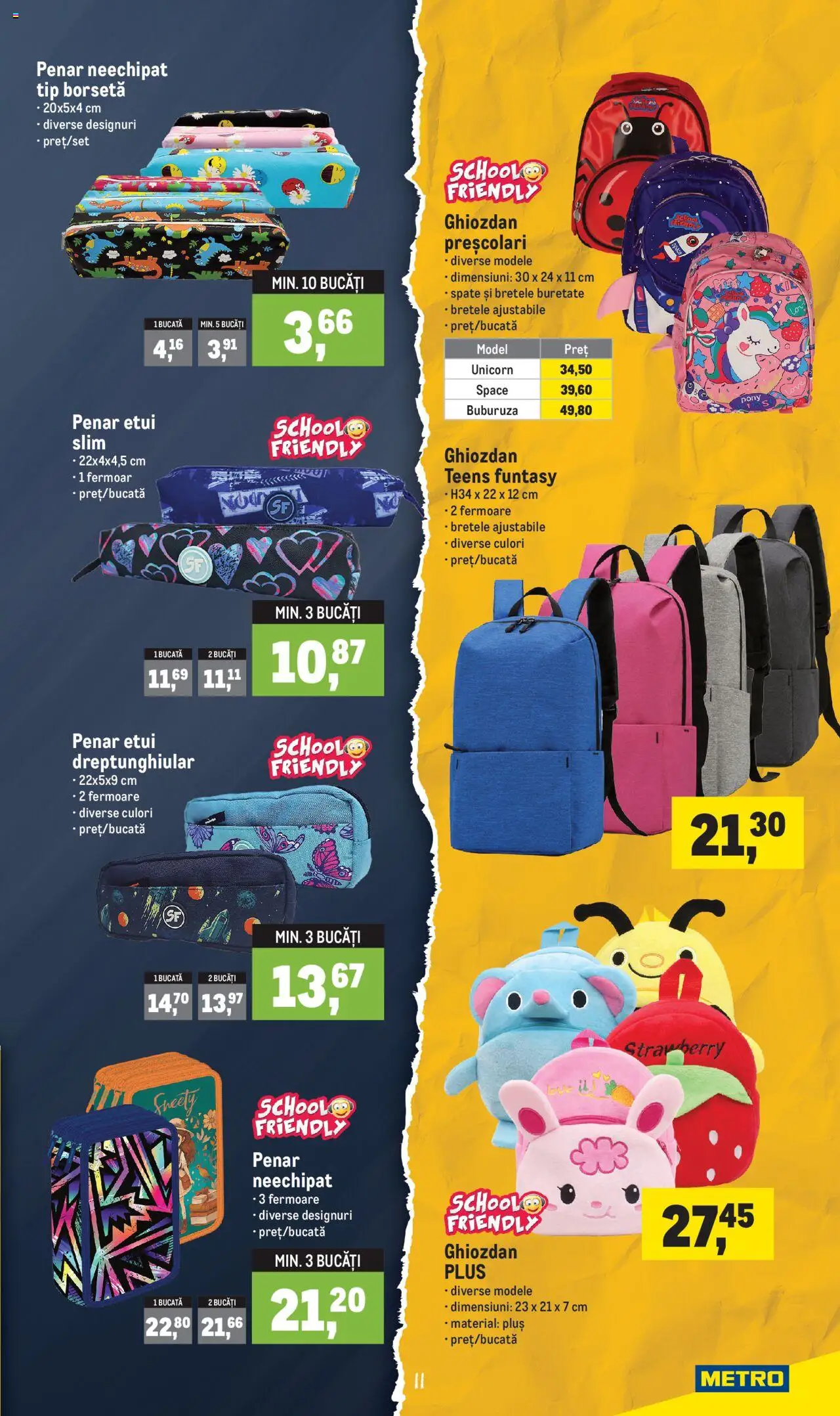 Catalog METRO 1 August - 24 Septembrie 2025 | Pagina 11 | Produse: Ghiozdan