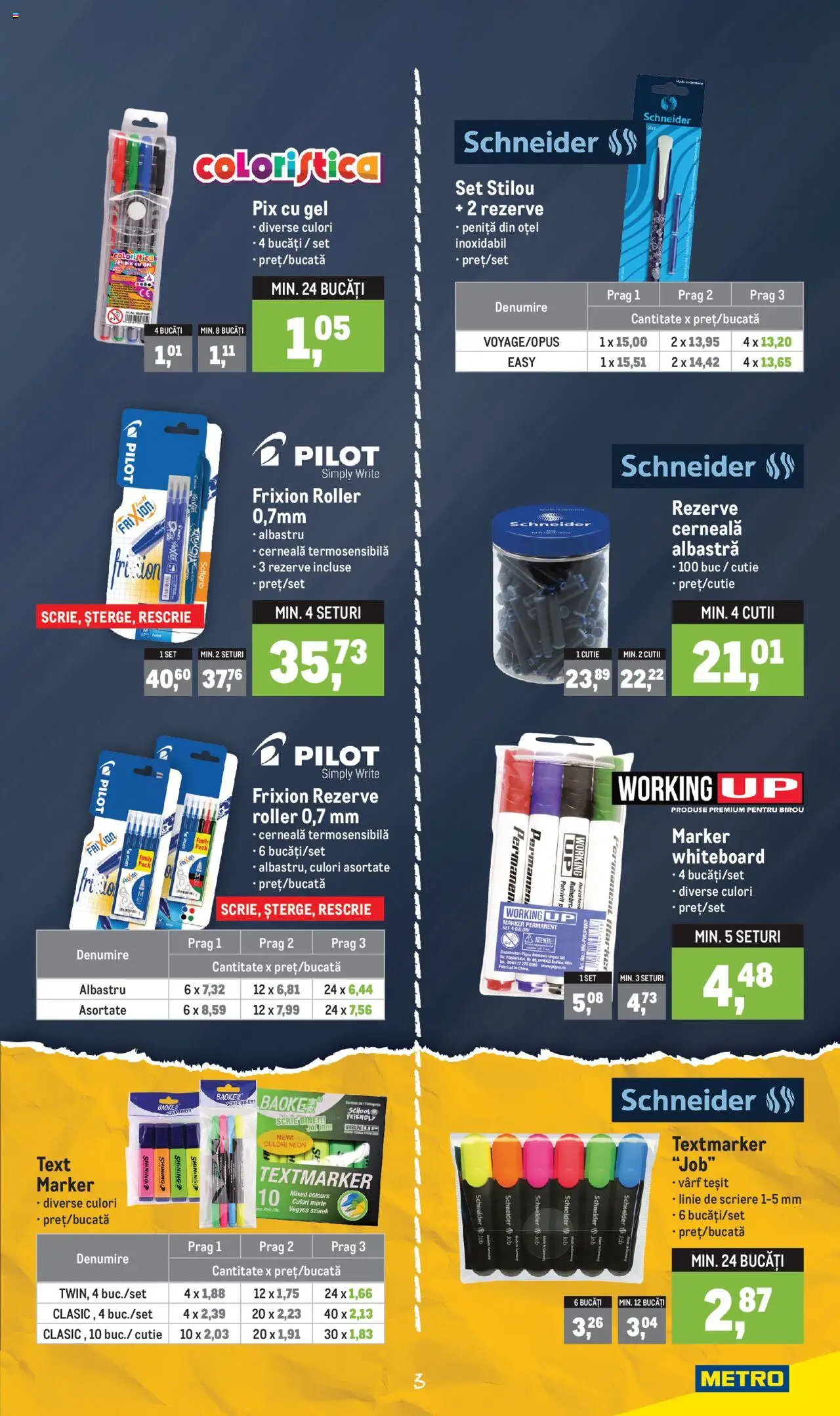 Catalog METRO 1 August - 24 Septembrie 2025 | Pagina 3 | Produse: Çikolatalı gofret, Cutie