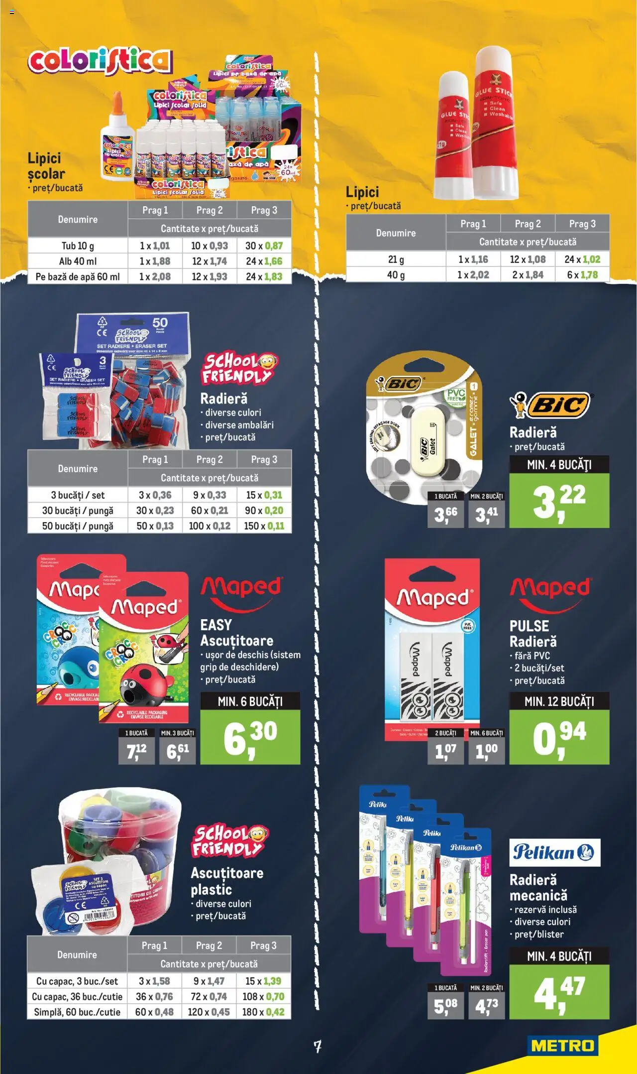 Catalog METRO 1 August - 24 Septembrie 2025 | Pagina 7 | Produse: Pungă, Pomelo, Ascuțitoare, Apă