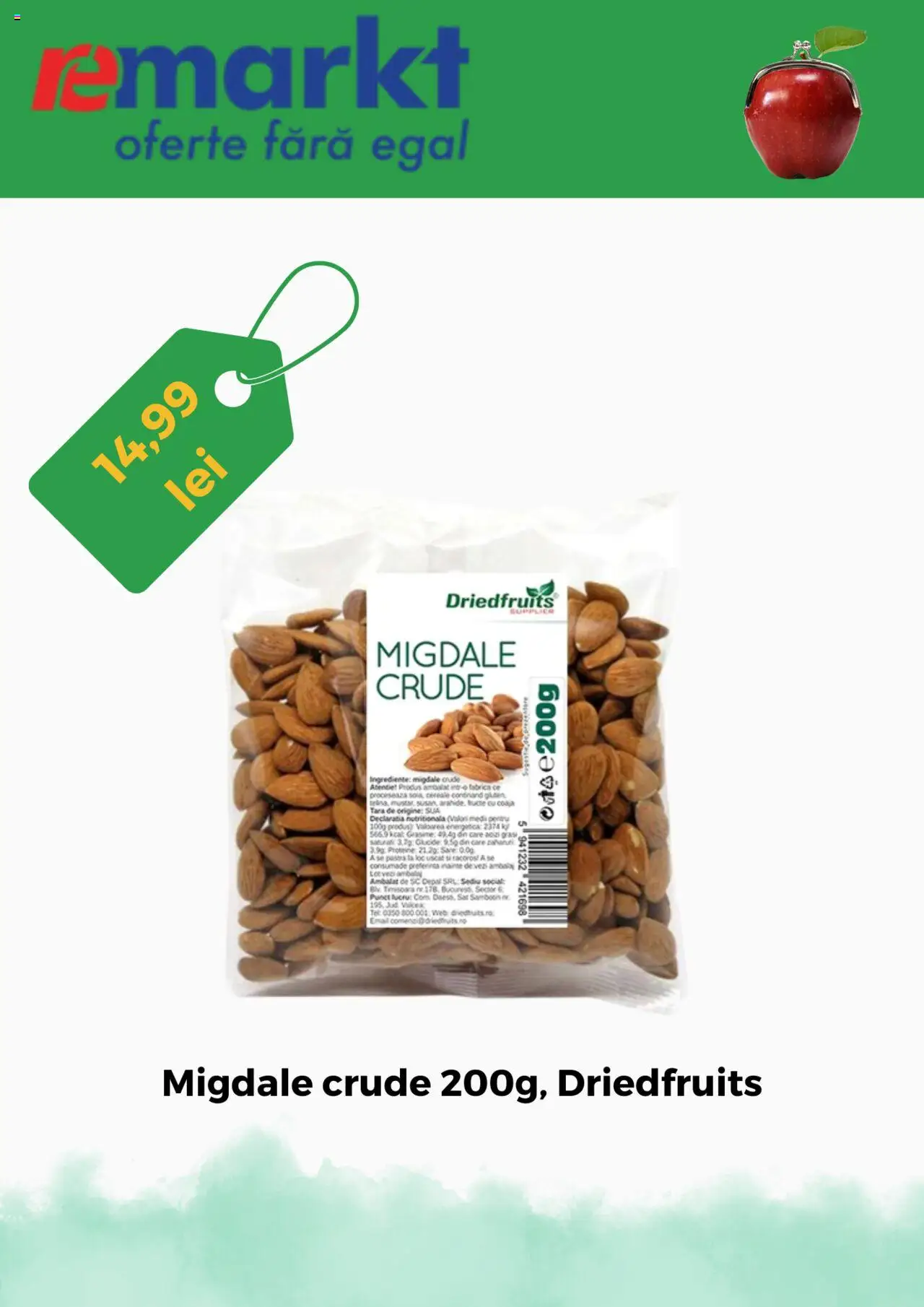 Catalog Remarkt 1 - 30 August 2025 | Pagina 4 | Produse: Masaüstü kılıfı, Migdale, Cereale, Fructe