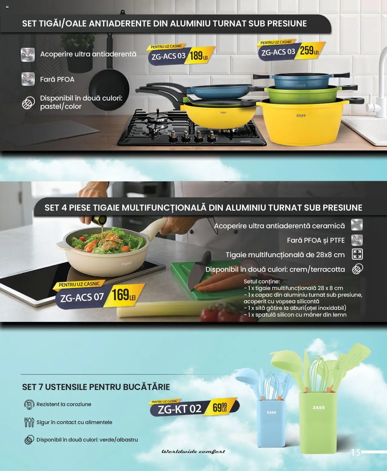 Catalog Selgros 1 - 20 August 2025 | Pagina 15 | Produse: Tigaie, Vopsea, Sită, Mâner