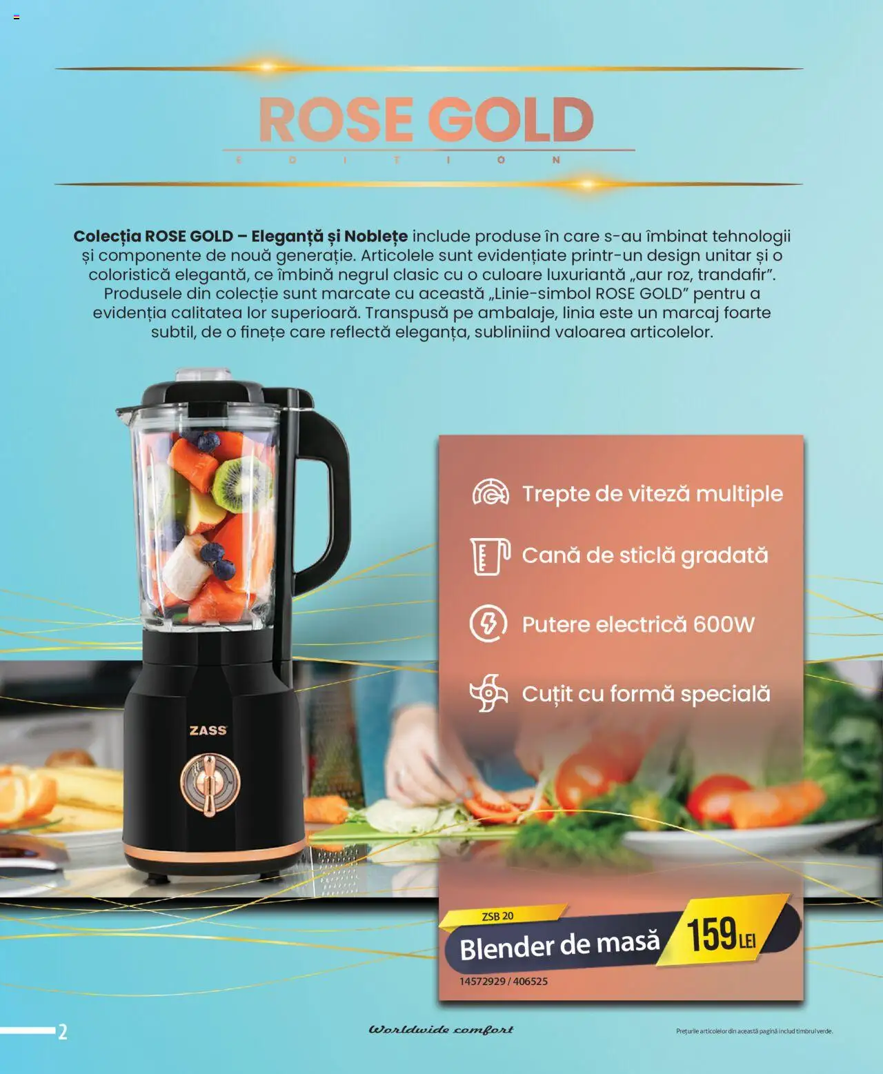 Catalog Selgros 1 - 20 August 2025 | Pagina 2 | Produse: Blender, Masă, Cuțit