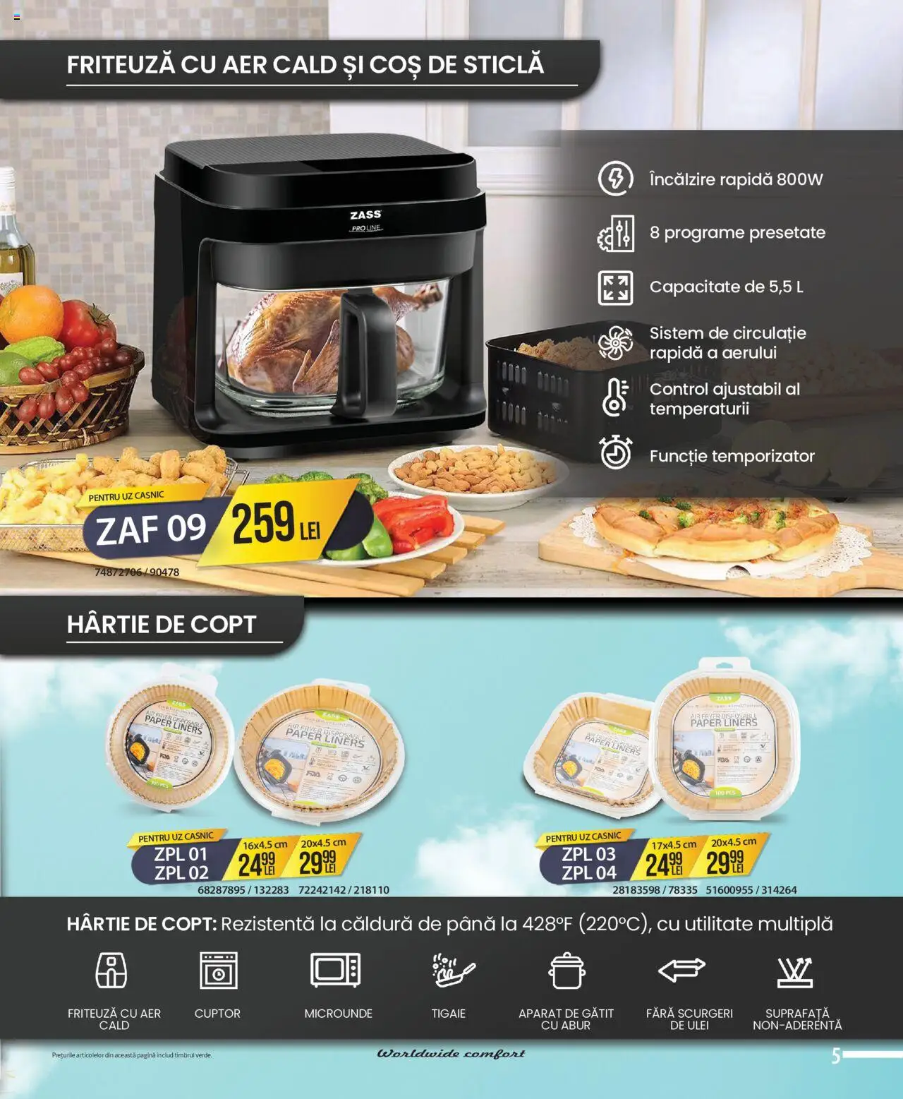 Catalog Selgros 1 - 20 August 2025 | Pagina 5 | Produse: Cuptor, Friteuză, Coș, Ulei