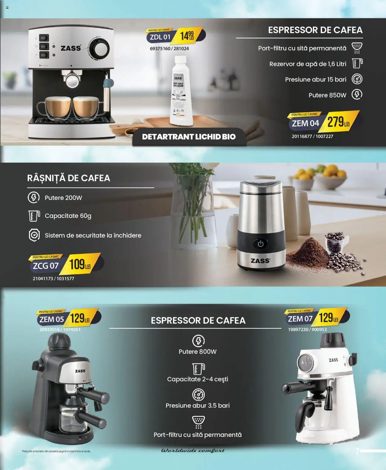 Catalog Selgros 1 - 20 August 2025 | Pagina 7 | Produse: Şerit ödül, Espressor, Cafea, Apă