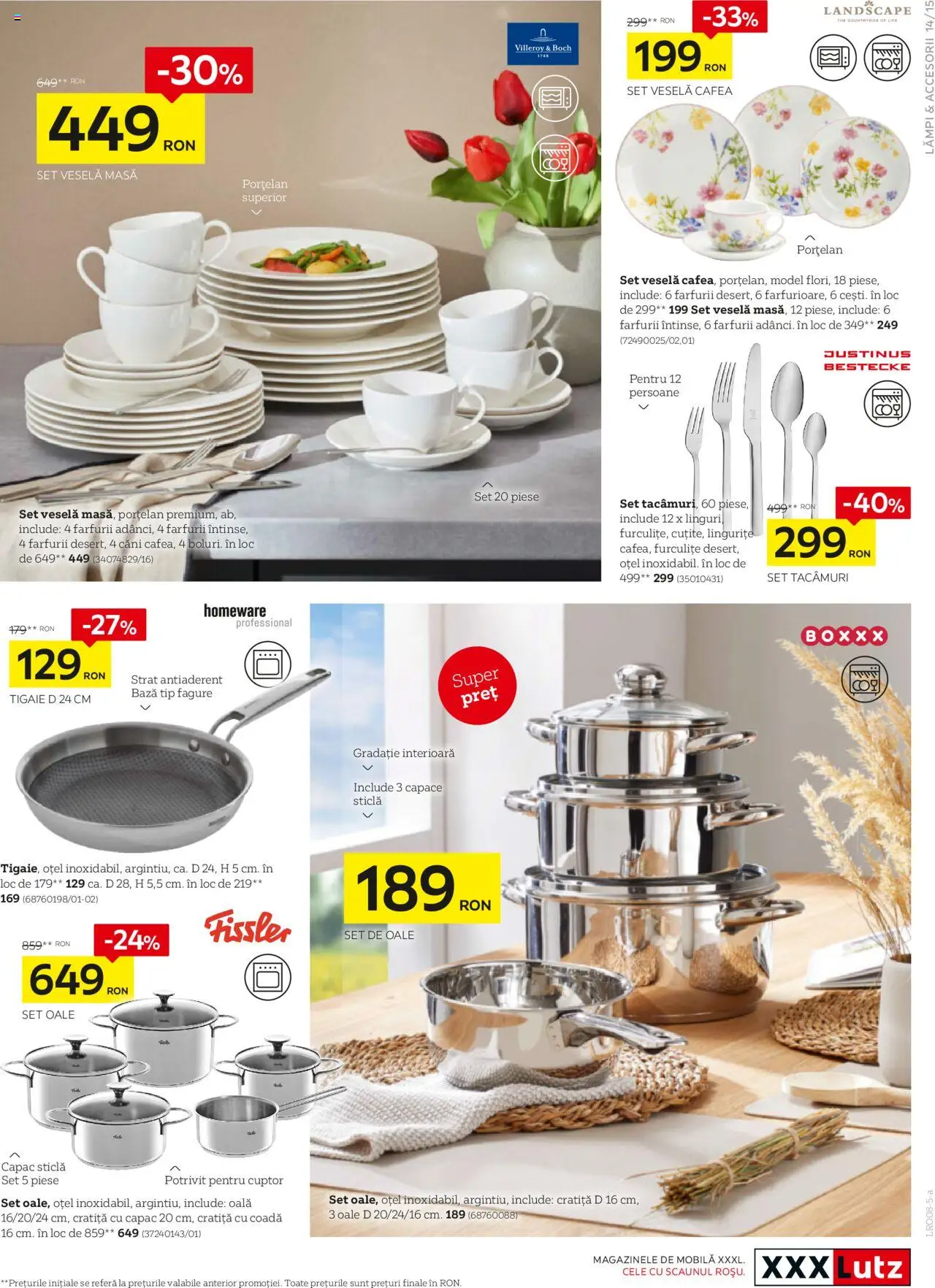 Catalog XXXLutz 28 Iulie - 23 August 2025 | Pagina 15 | Produse: Cuptor, Cratiță, Masă, Cafea