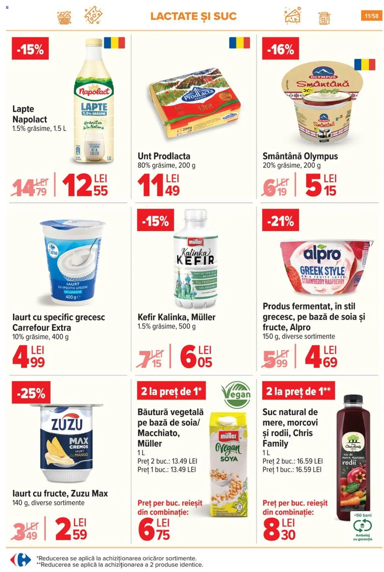 Catalog Carrefour 6 - 11 August 2025 | Pagina 12 | Produse: Delgeç, Unt, Iaurt, Mango