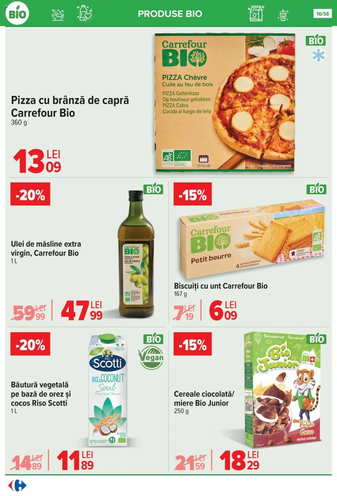 Catalog Carrefour 6 - 11 August 2025 | Pagina 17 | Produse: Şerit ödül, Brânză, Pizza, Cereale