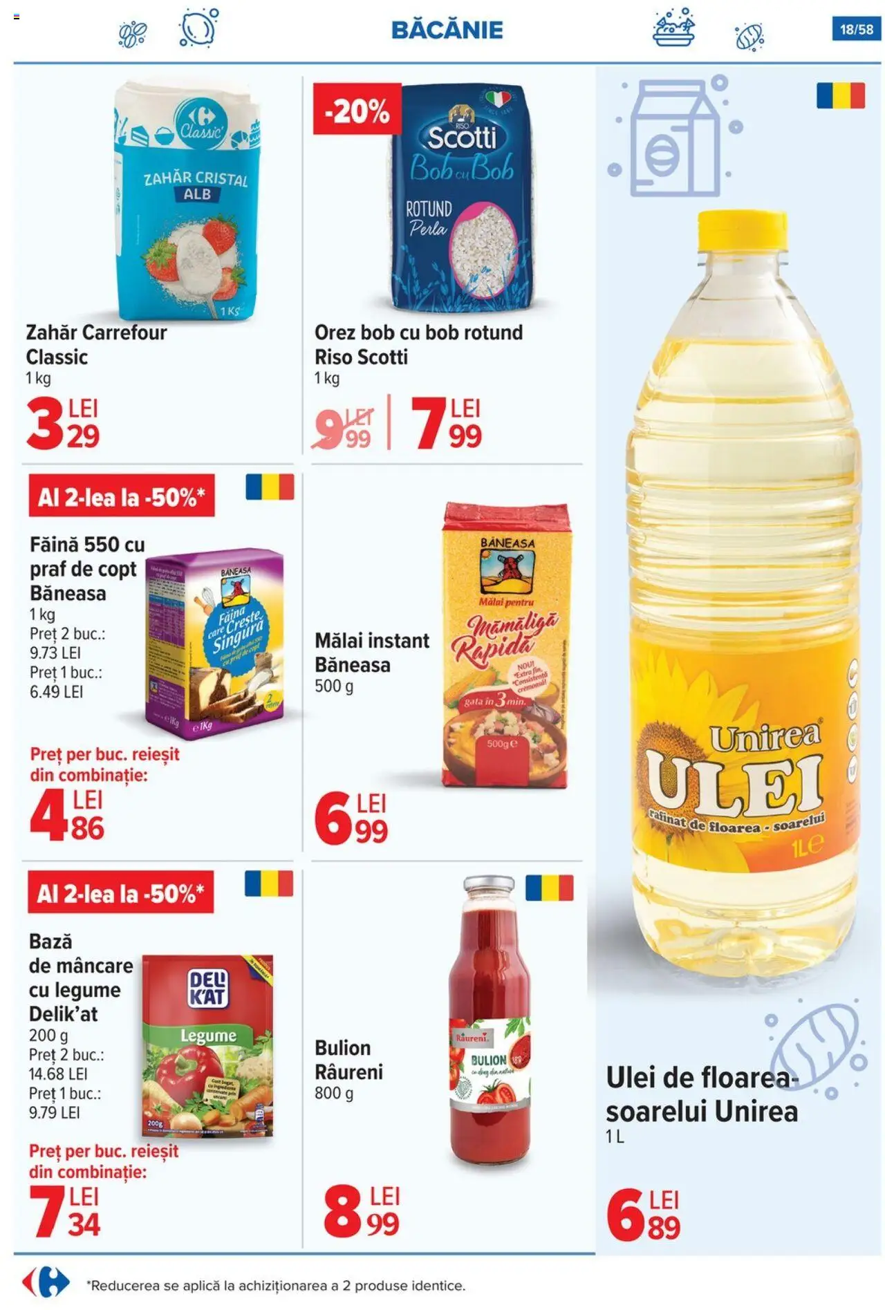 Catalog Carrefour 6 - 11 August 2025 | Pagina 19 | Produse: Ulei, Făină, Orez, Zahăr
