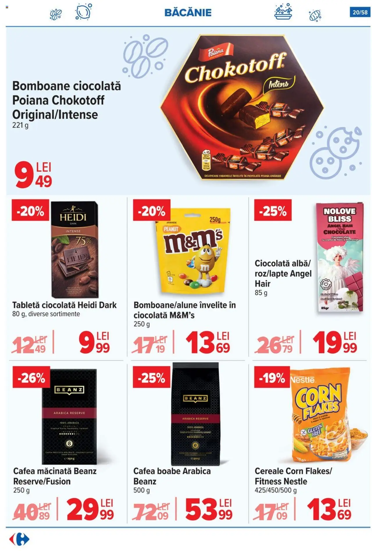 Catalog Carrefour 6 - 11 August 2025 | Pagina 21 | Produse: Tabletă, Fistic, Bomboane, Cereale