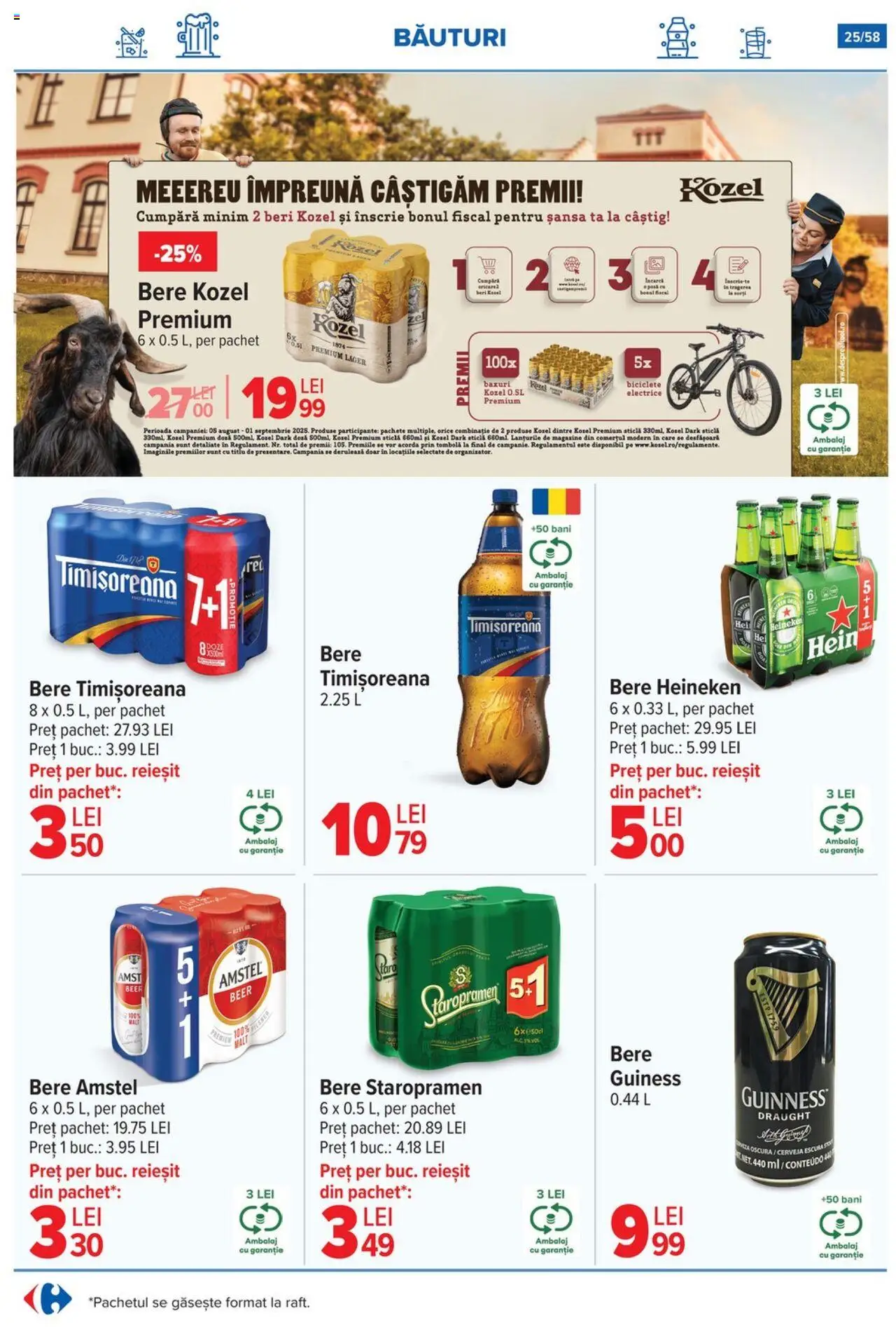 Catalog Carrefour 6 - 11 August 2025 | Pagina 26 | Produse: Bere